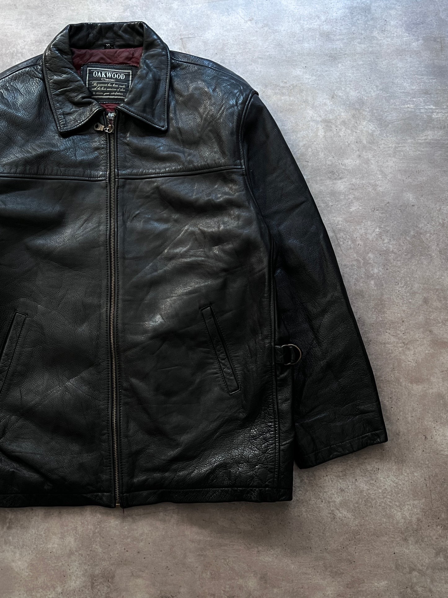 HUNTER LEATHER JACKET (XL)