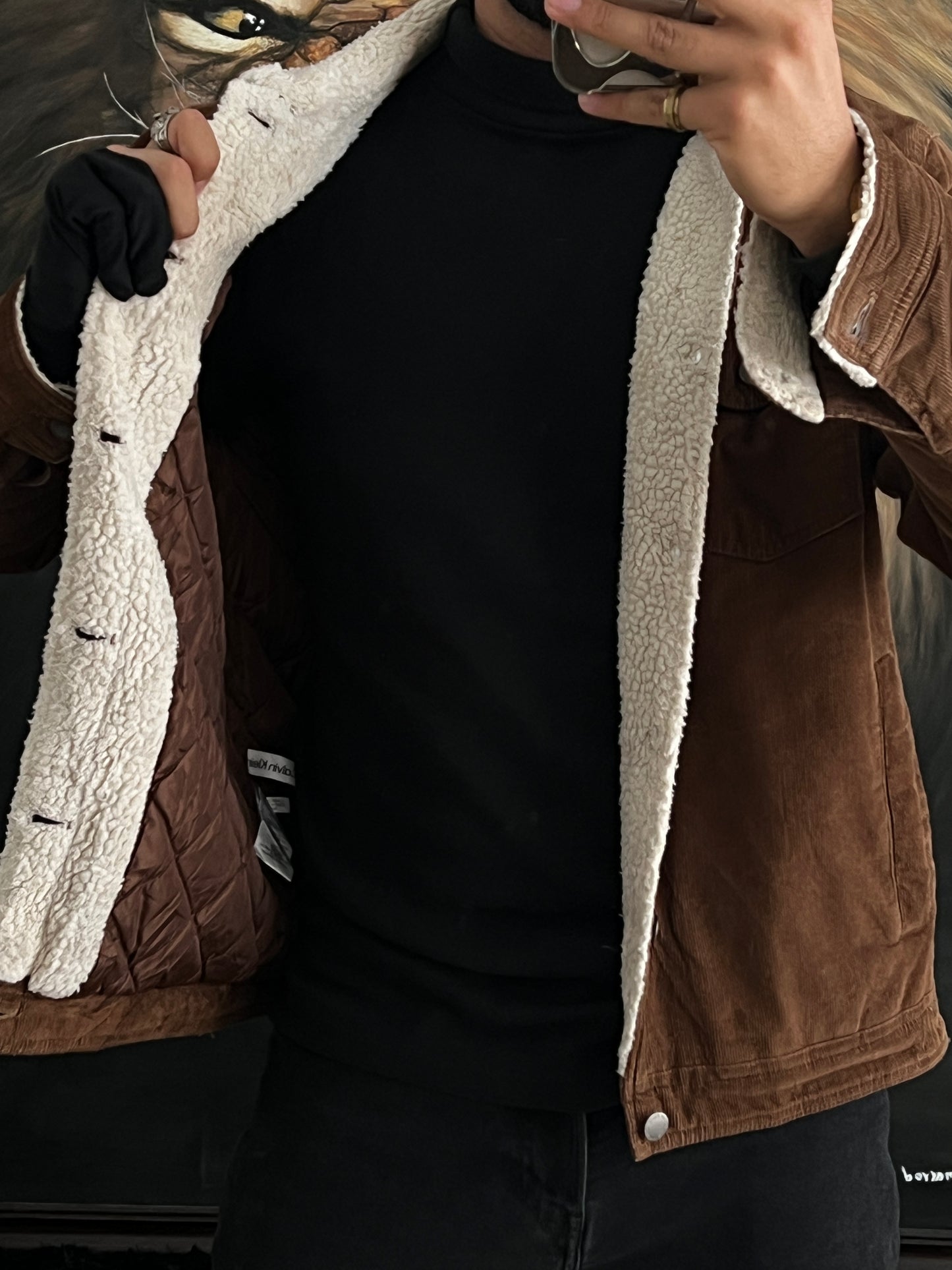 Sherpa jacket Calvin Klein (M)