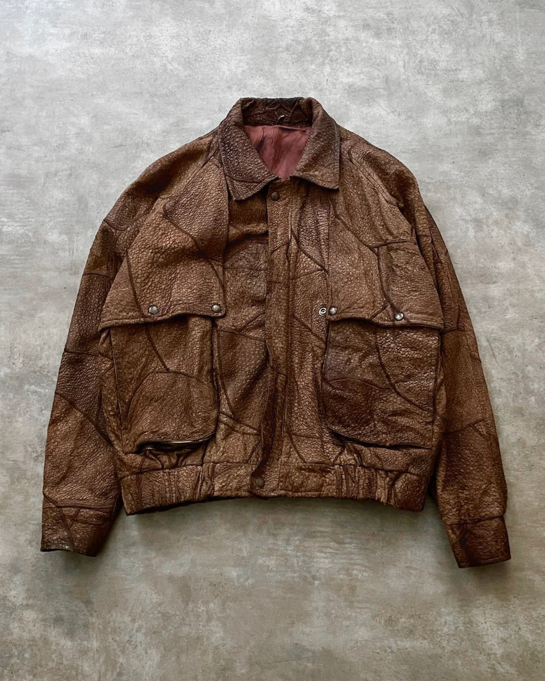 SERPENT LEATHER JACKET (M)