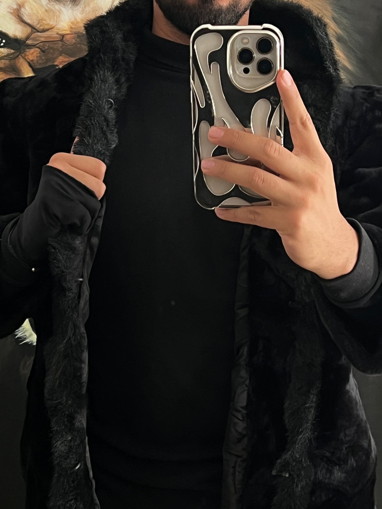 Abrigazo de lujo de Faux Fur (S)