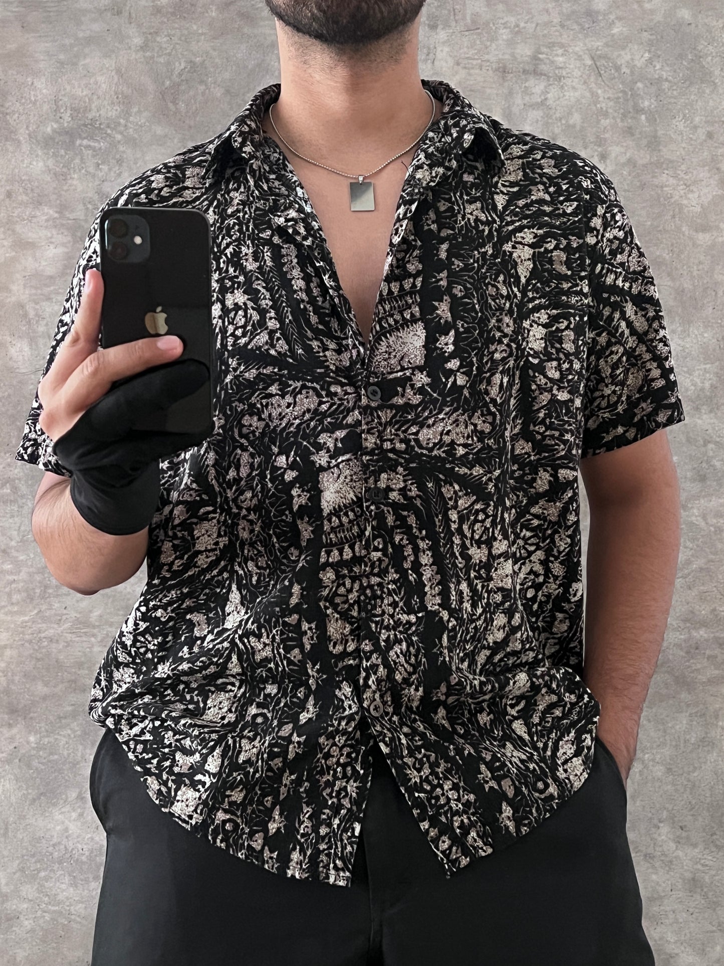 PATTERN SHIRT (L)