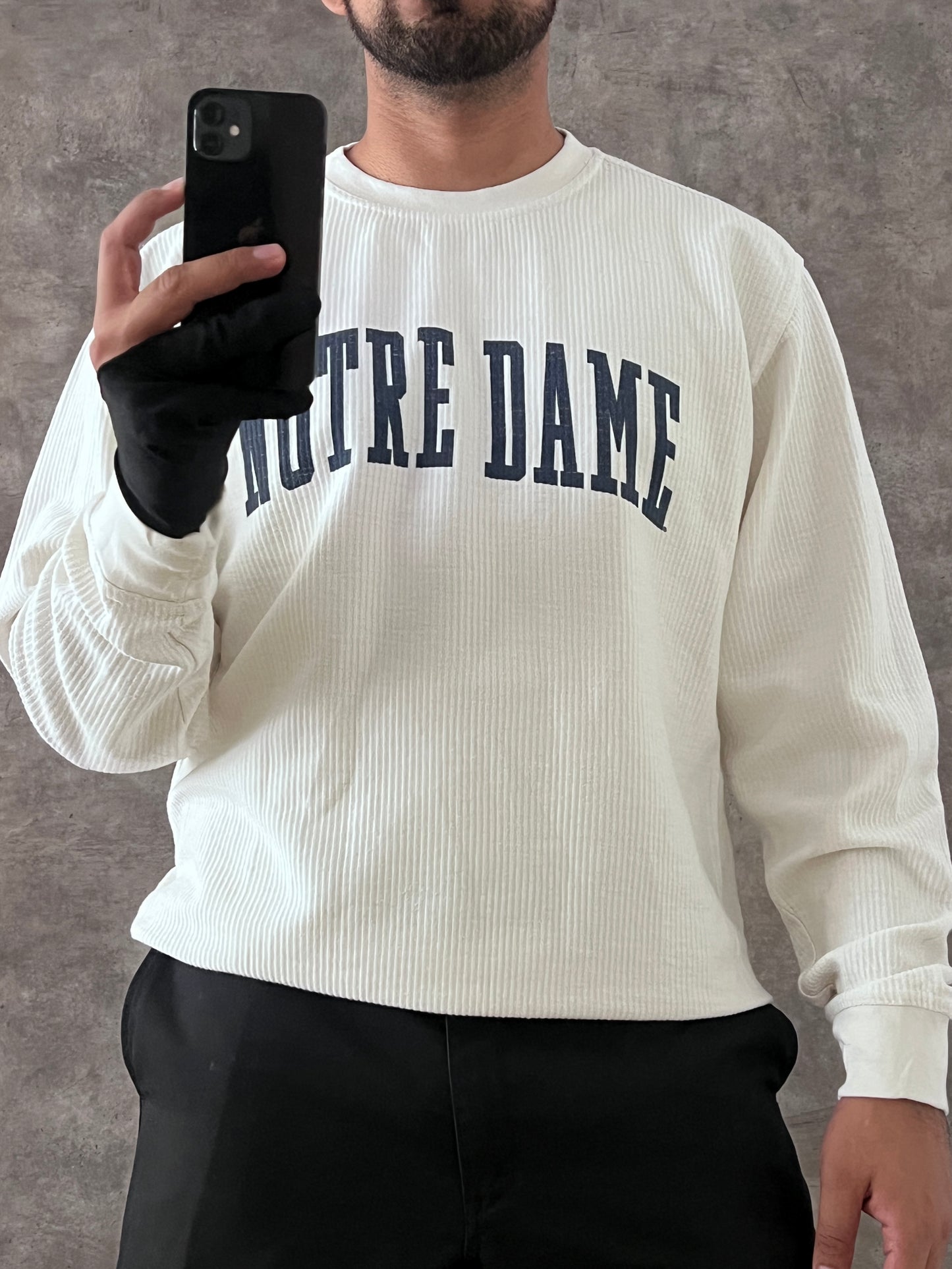 CREWNECK NOTRE DAME (M)