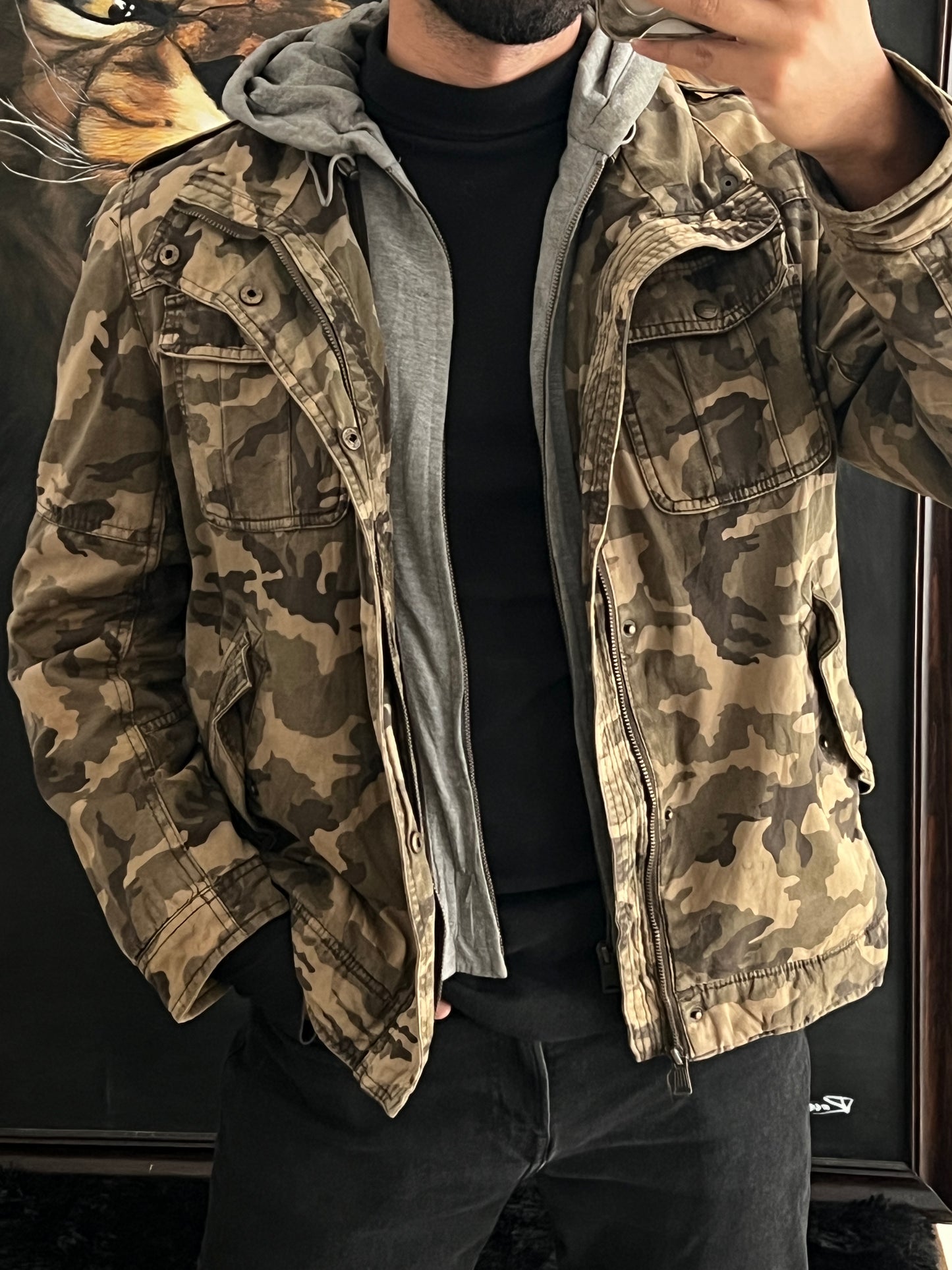 Levi's jacket camuflaje (M)