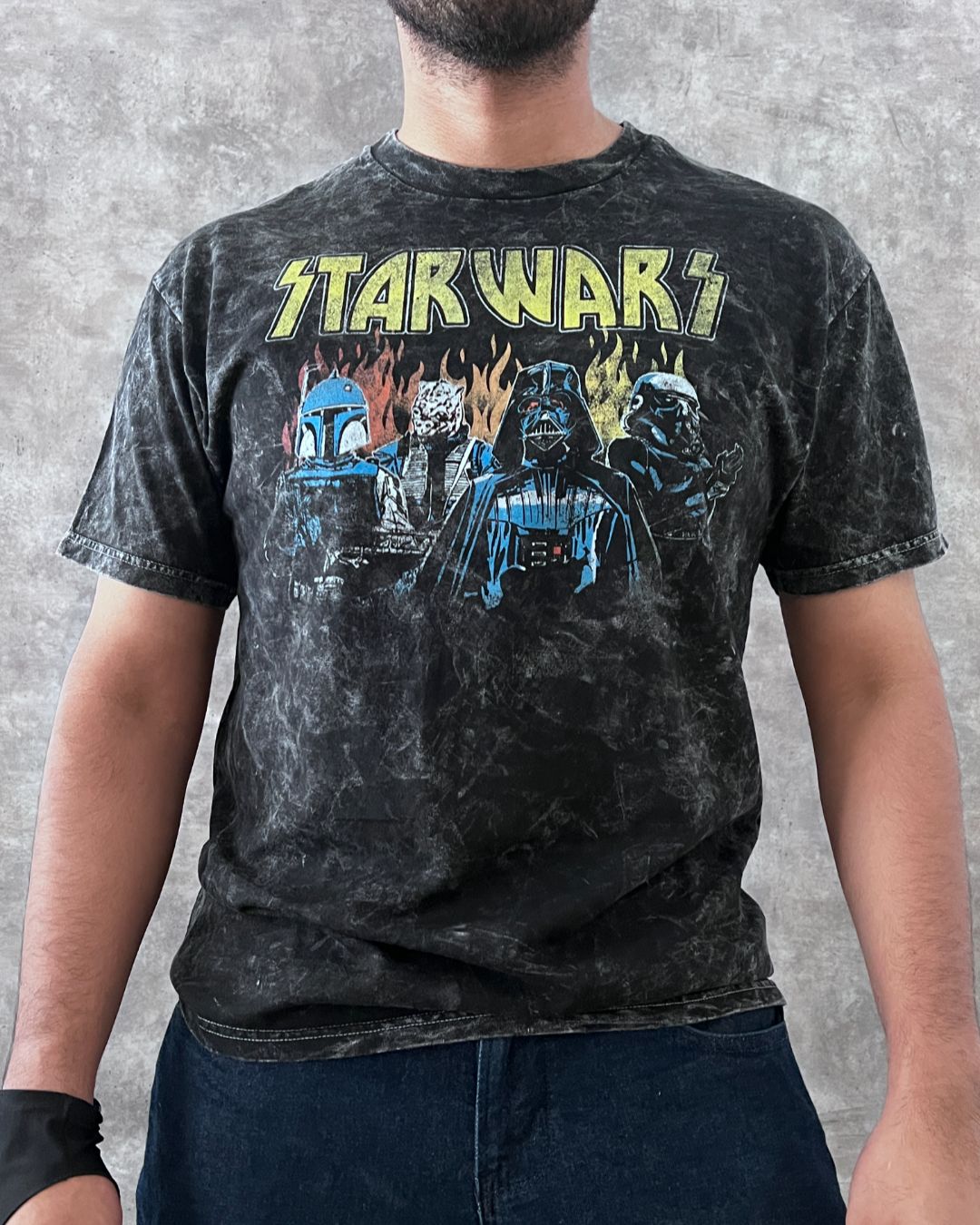 STAR WARS WASHED BLACK (M)