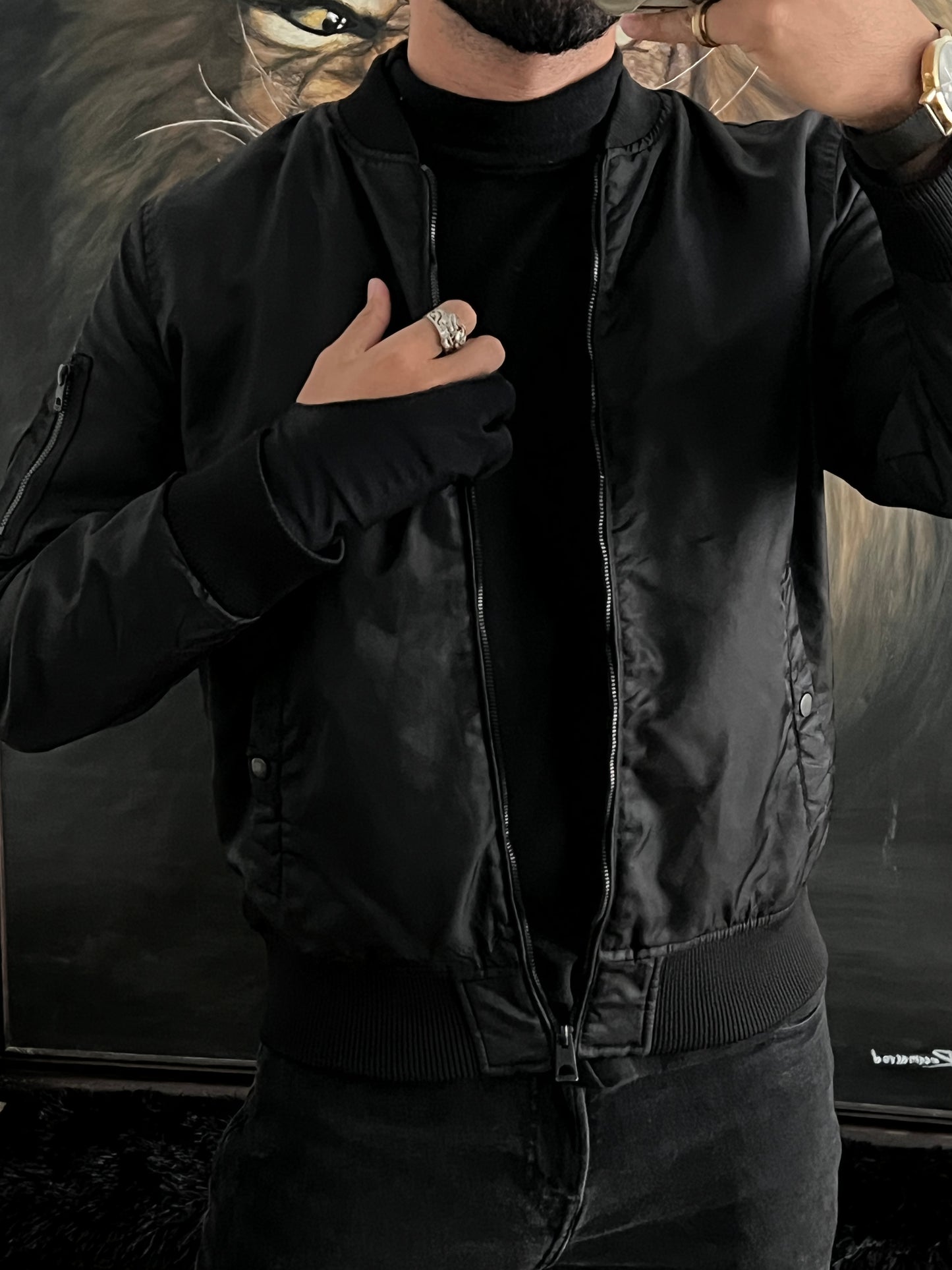 GUESS bomber jacket (S)