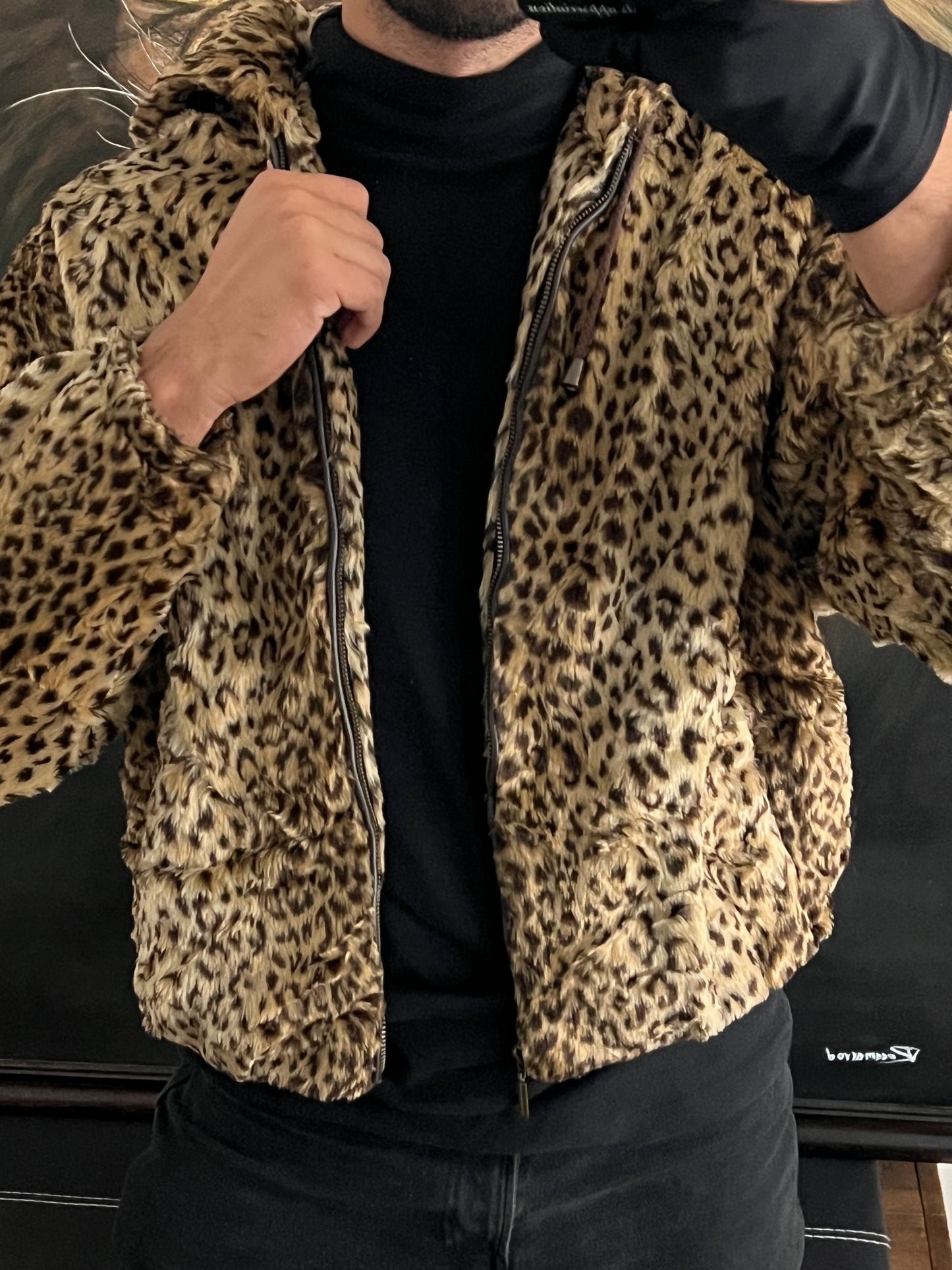 Chamarra Animal Print 🐆 talla M