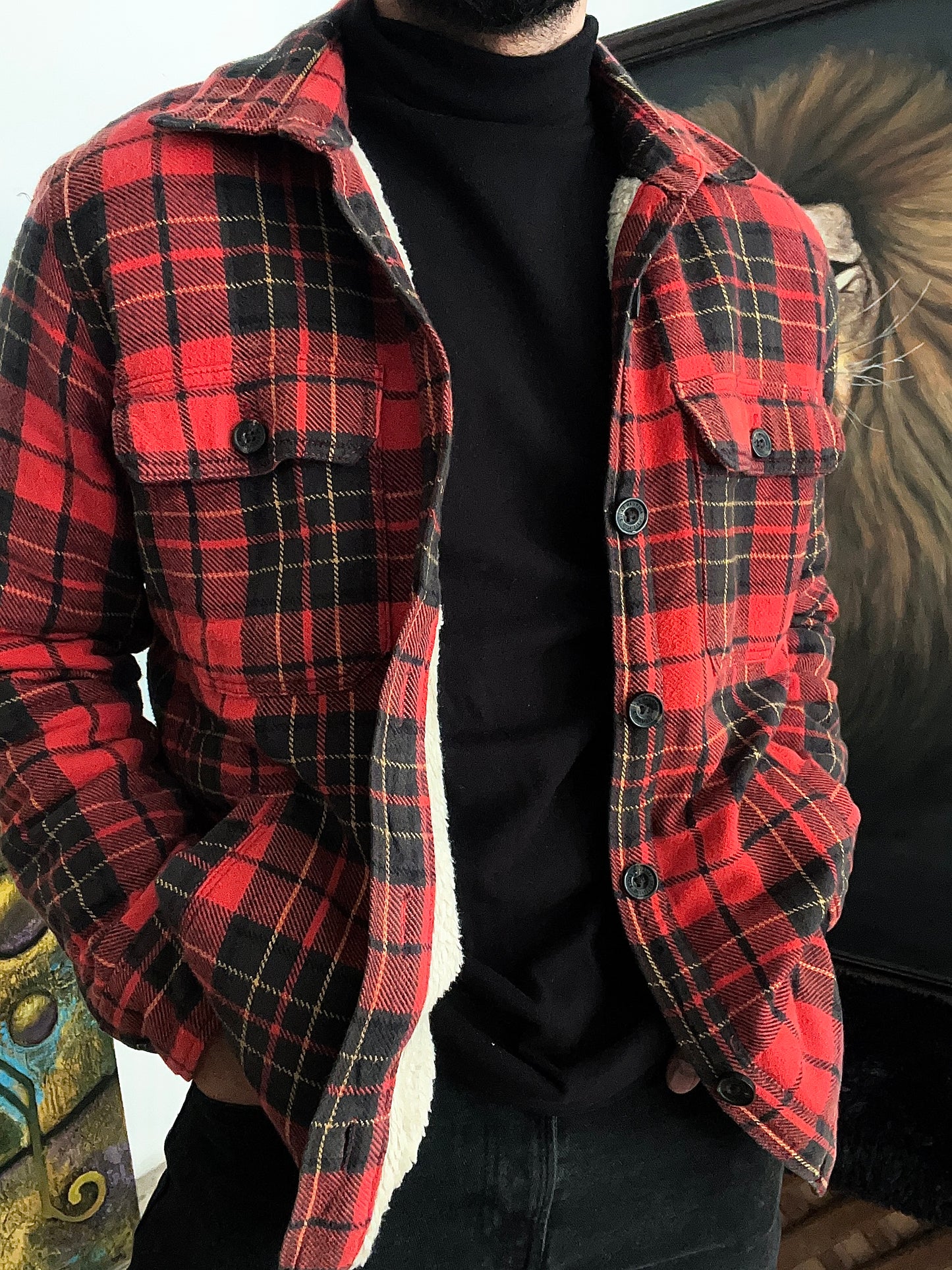 American Eagle de sherpa (L)