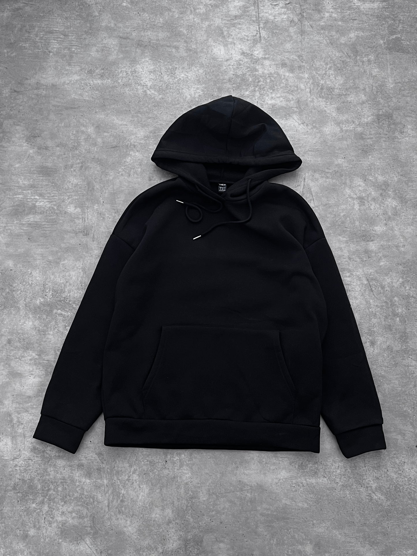 HOODIE SHEIN ESSENTIAL BLACK (S)