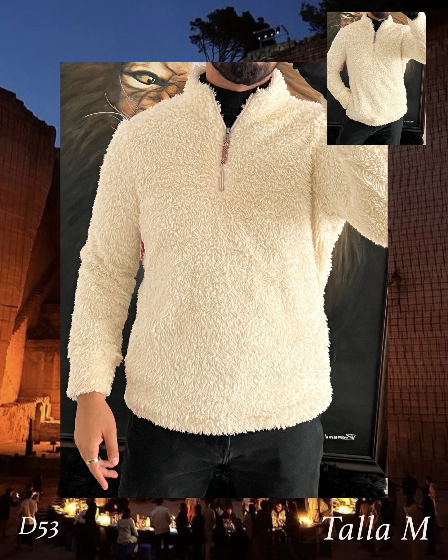 Sherpa jacket nueva (M)