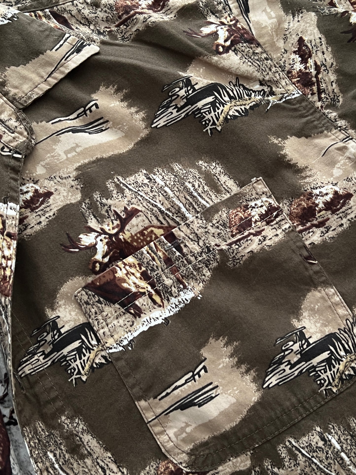 WESTERN PRINT SHIRT (L)