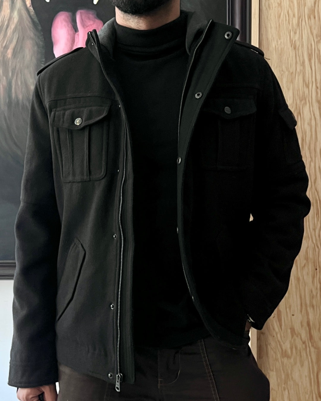 Levis Faux Wool Jacket (M)