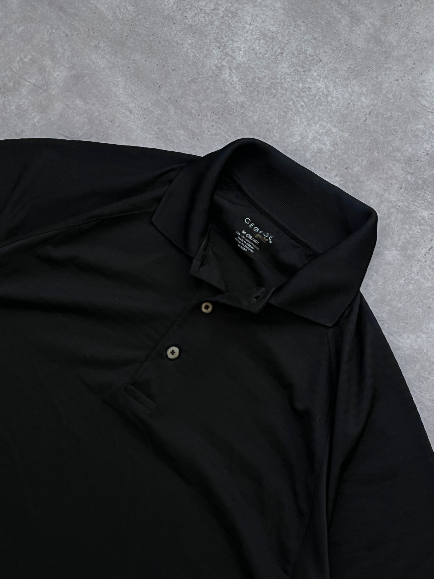 POLO GEORGE ESSENTIAL BLACK (M)