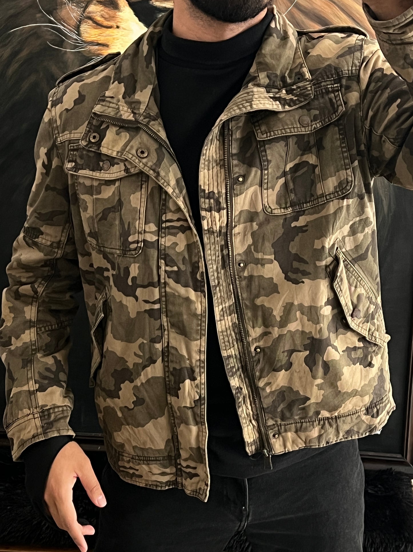 Levi's jacket camuflaje (M)