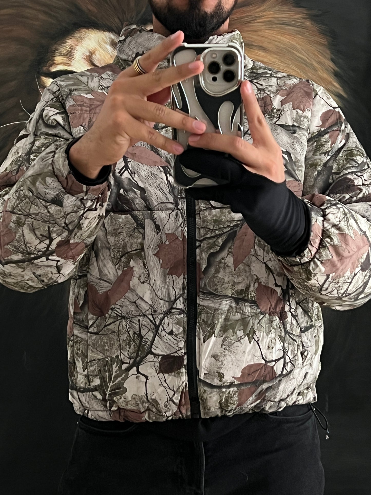 Jacket forever21 camo (M)