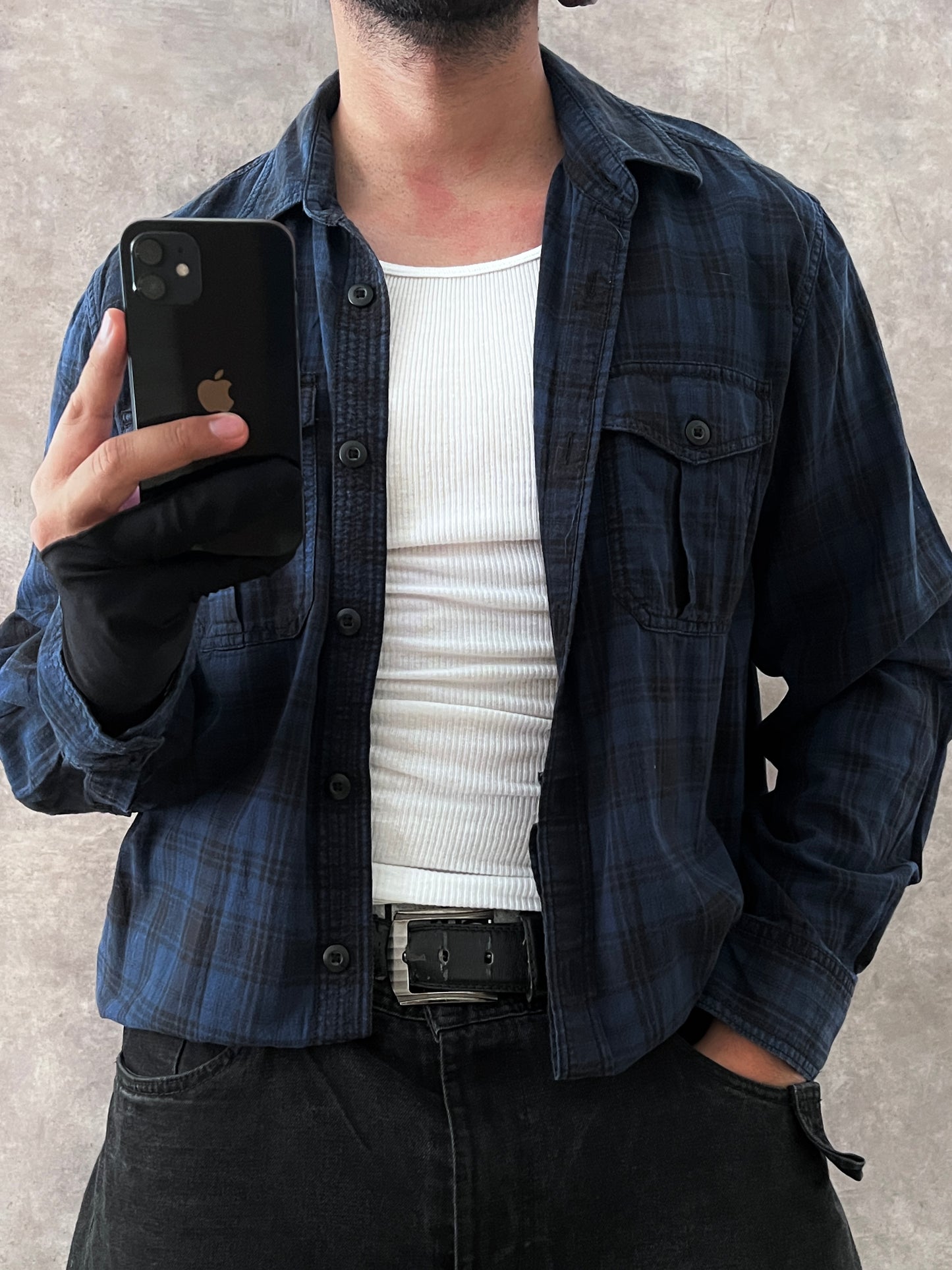 CONVERSE SHIRT CROPPED (M)