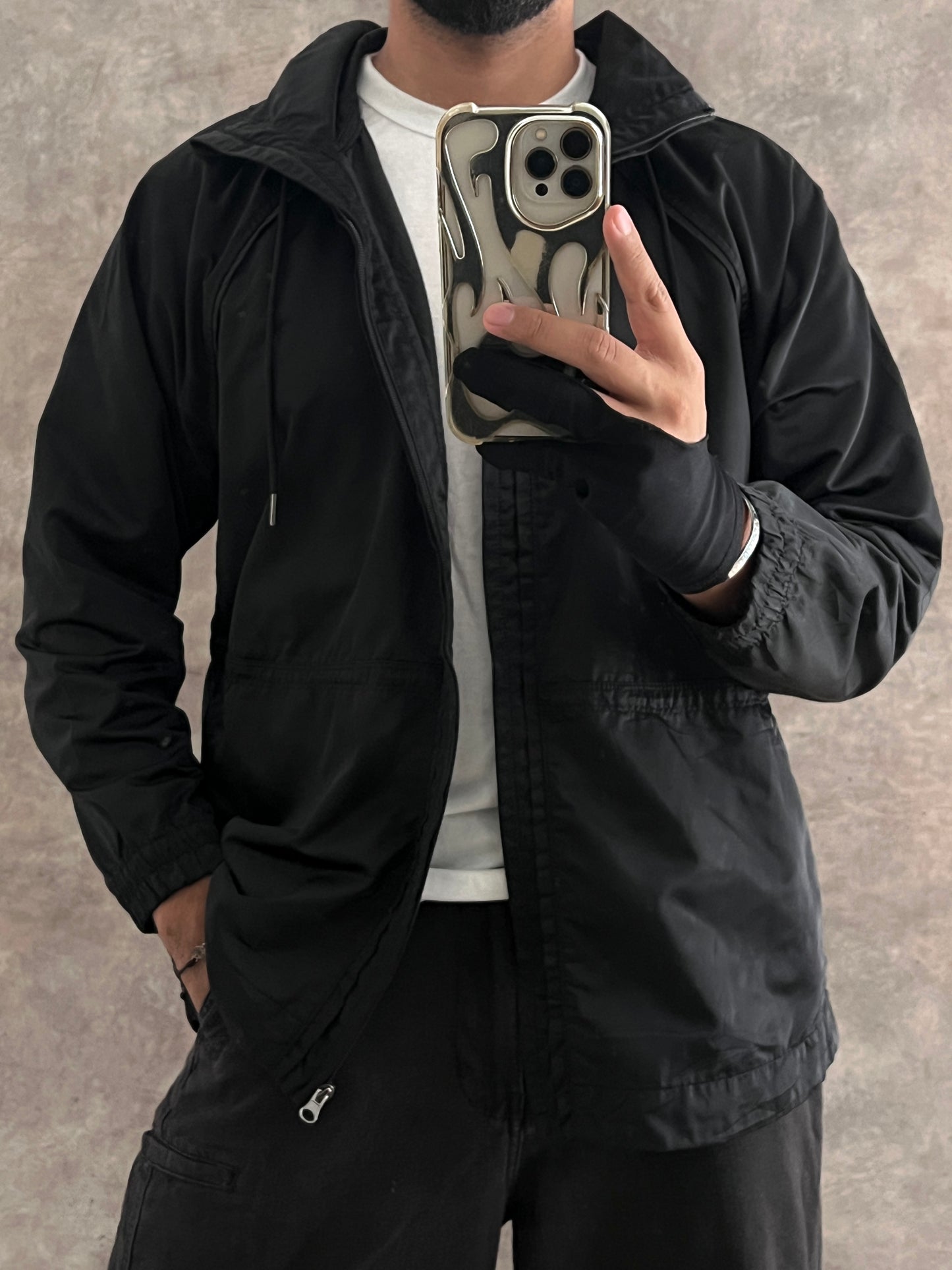 WIND BLACK JACKET (S/M)