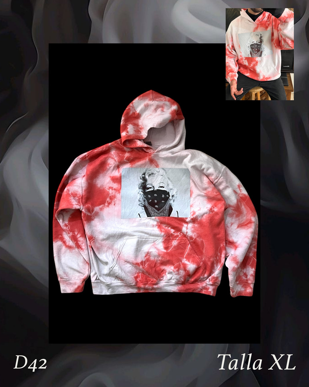 Vintage hoddie / Marilyn Monroe