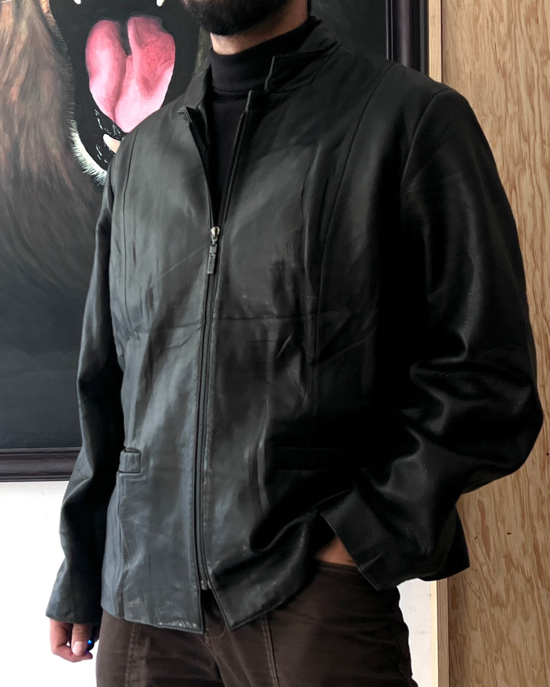 Leather Jacket (XL)