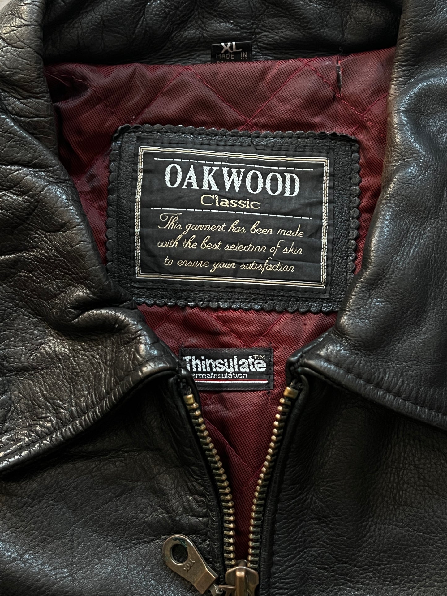HUNTER LEATHER JACKET (XL)