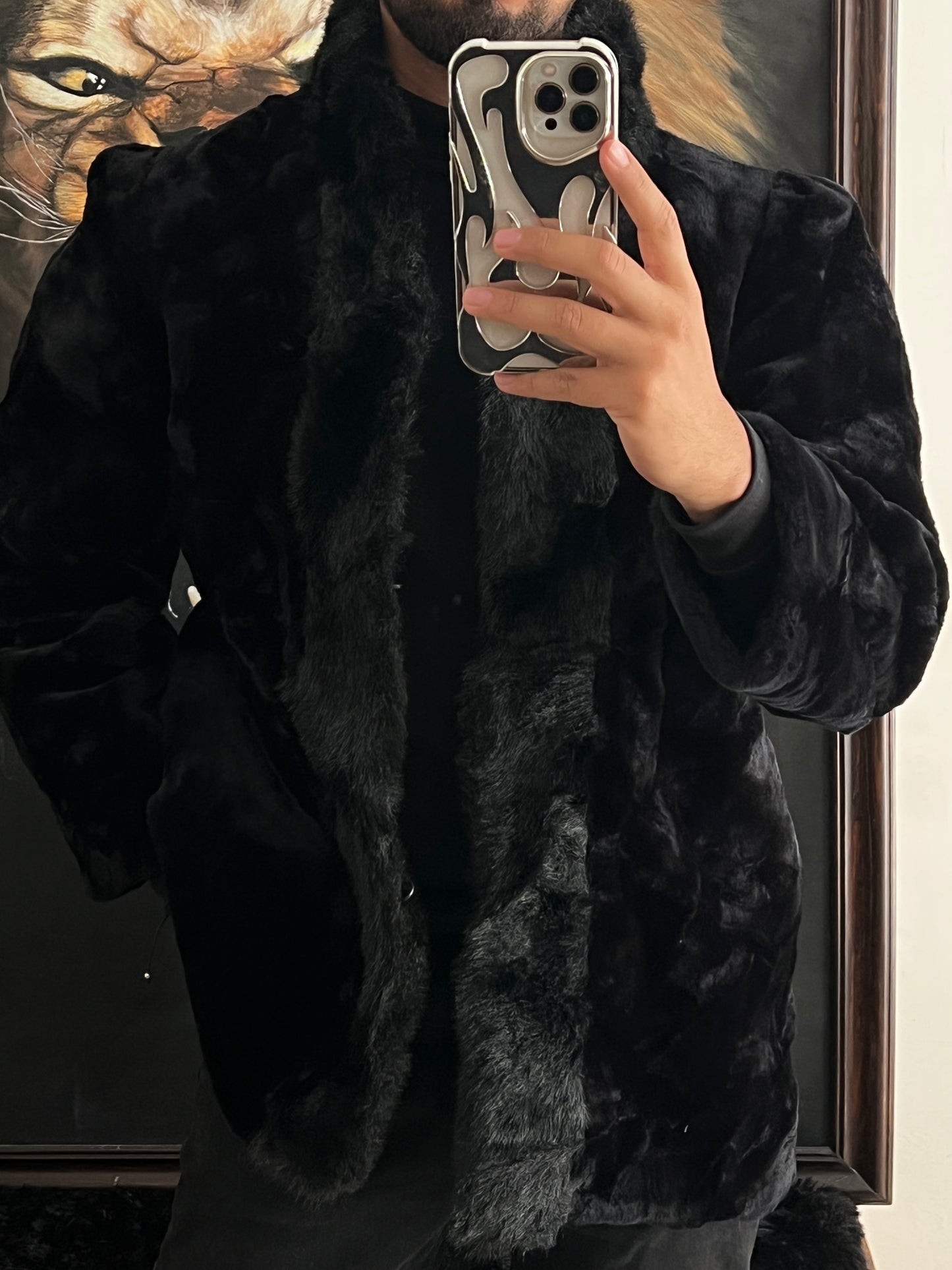 Abrigazo de lujo de Faux Fur (S)