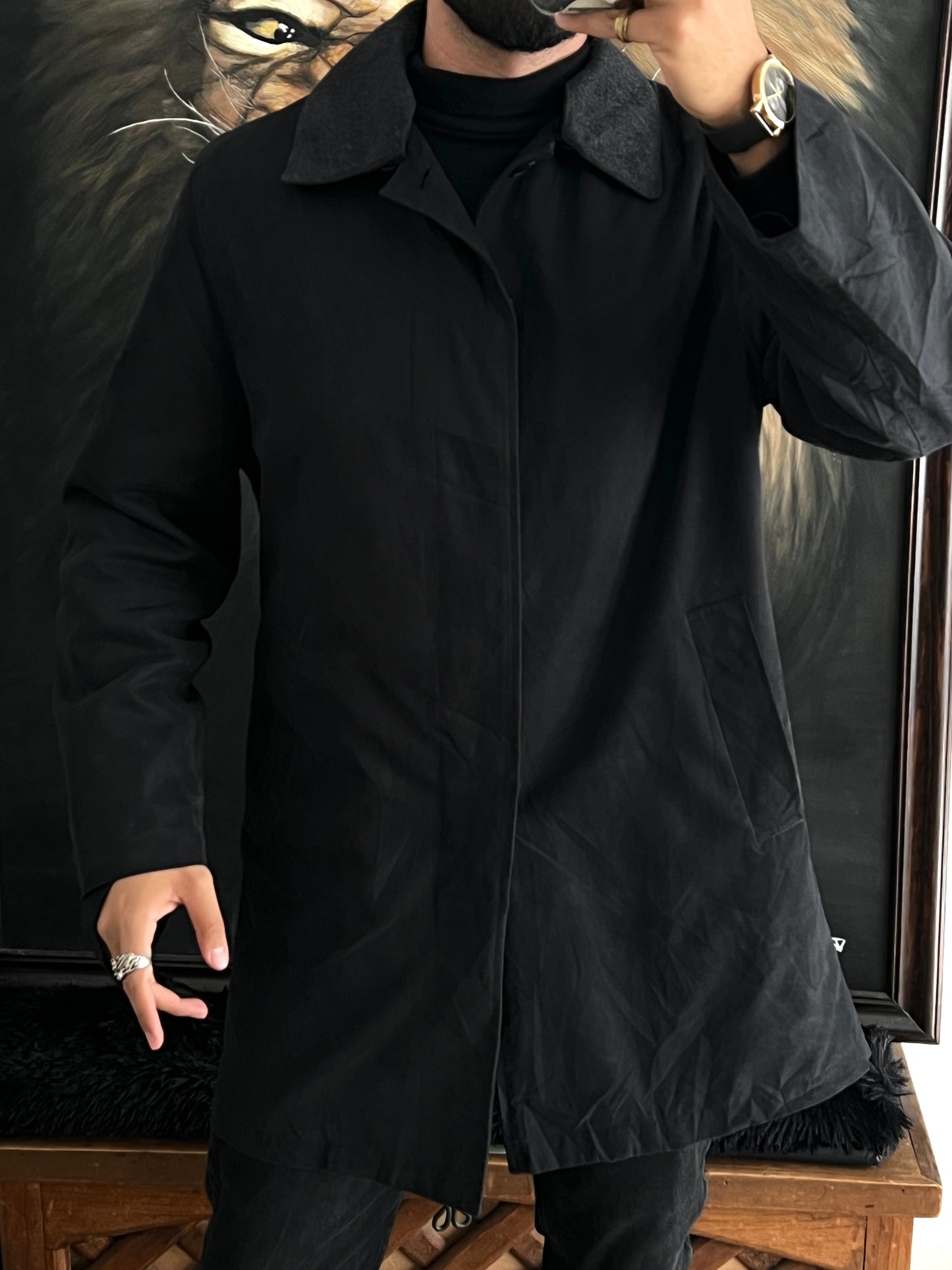 Gabardina corte cazador (M)