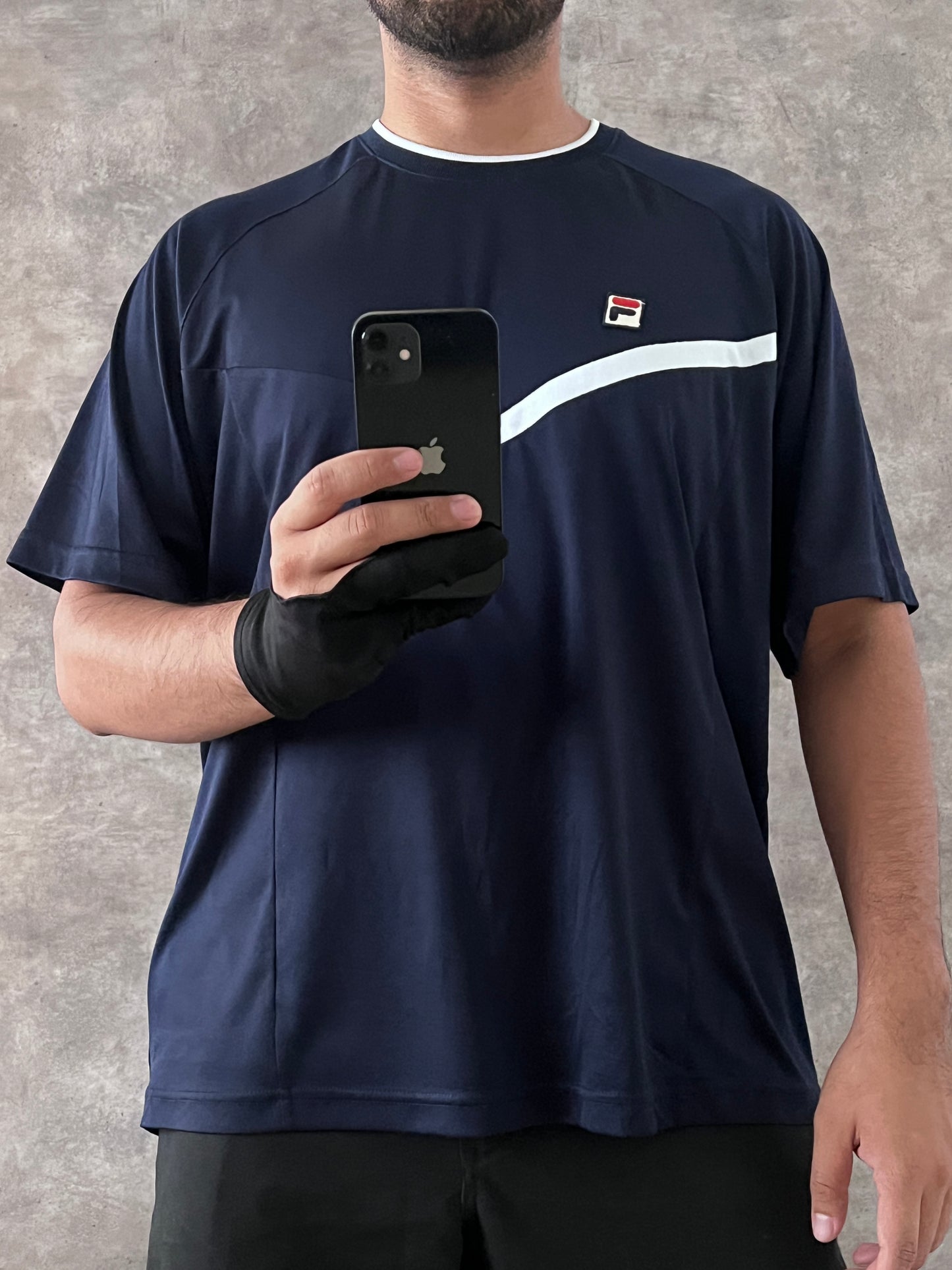 PLAYERA FILA SPORT NAVY (XL)