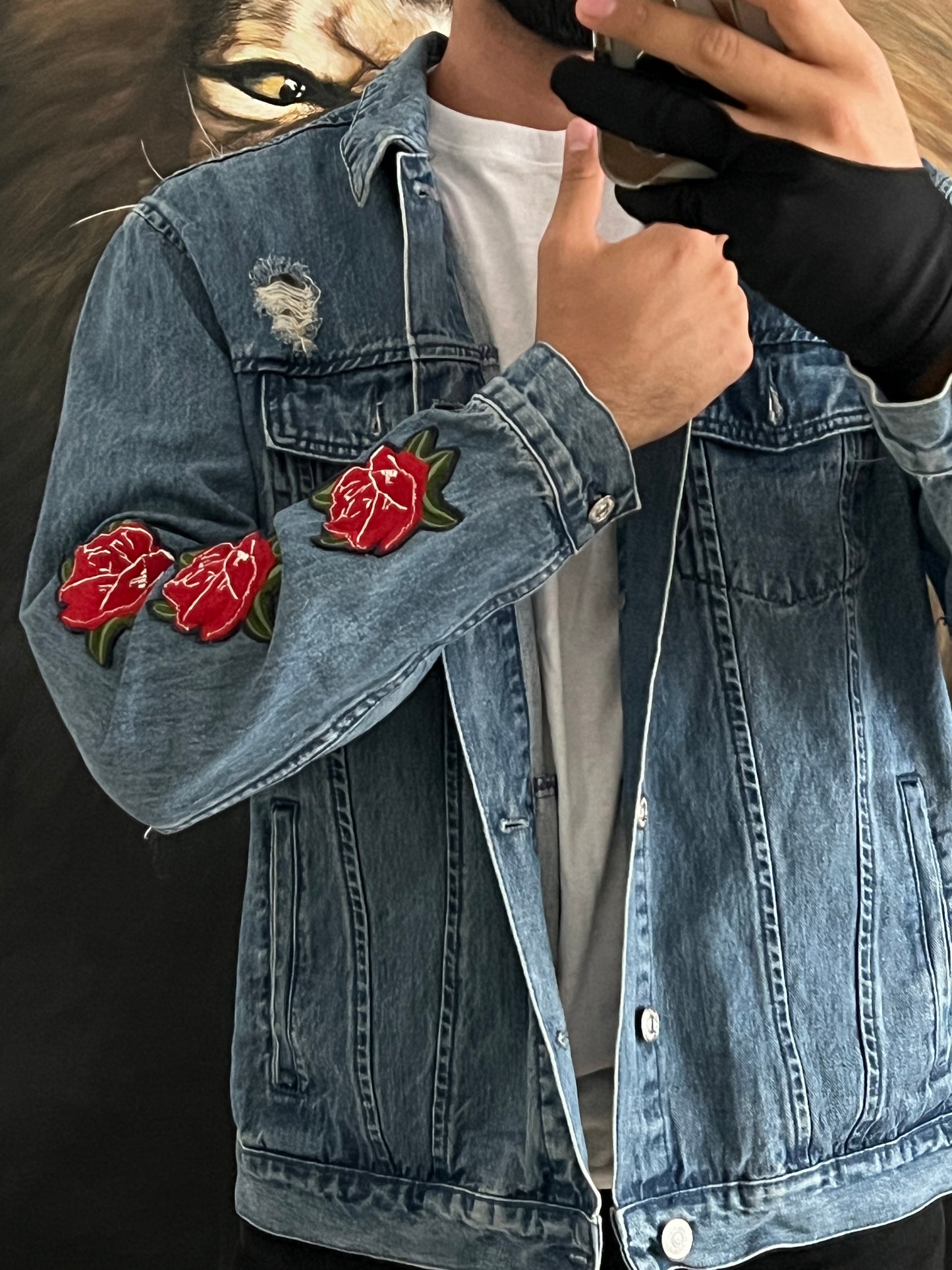 Denim jacket LA (L)
