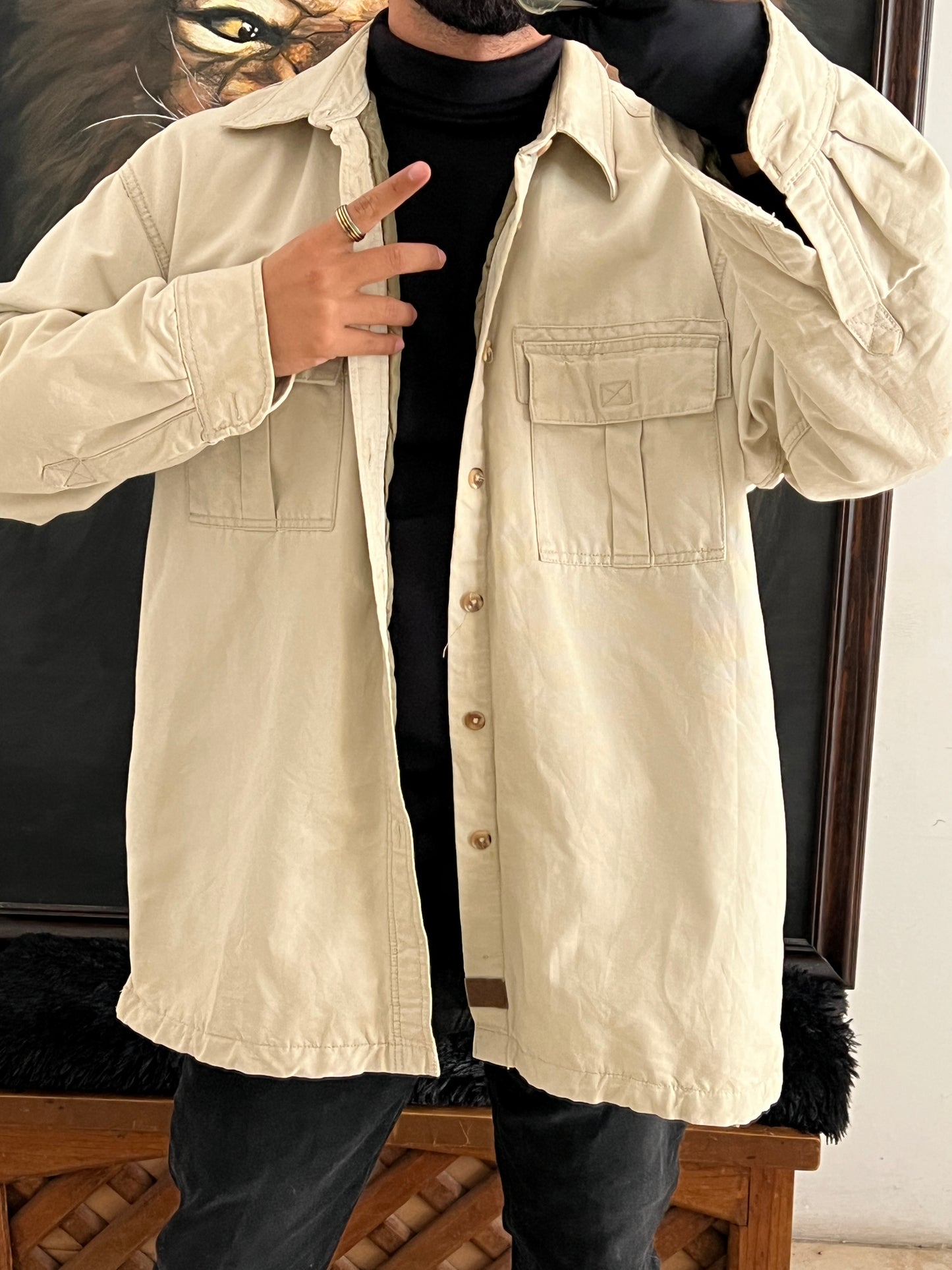 Work jacket beige (XL)