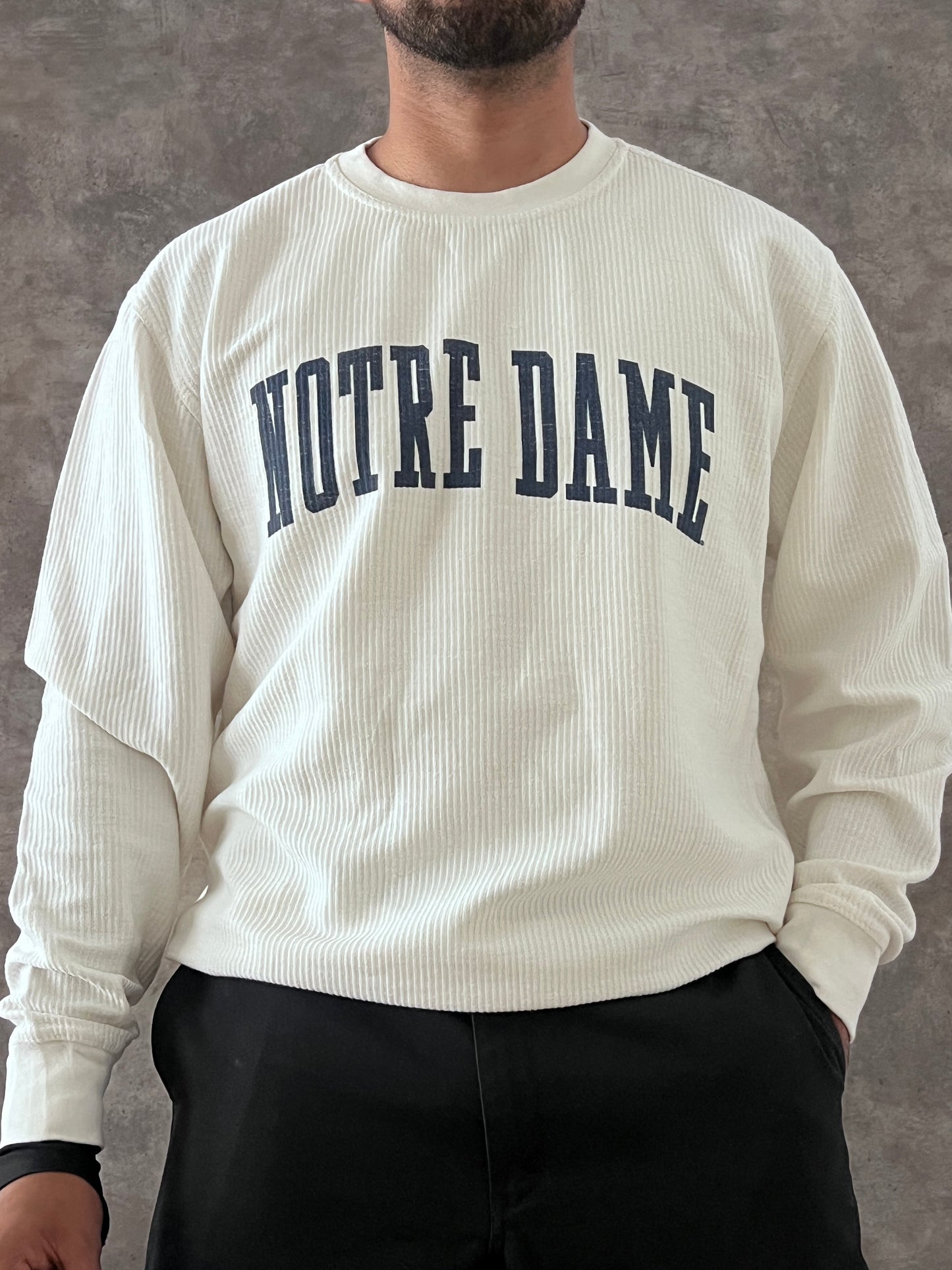 CREWNECK NOTRE DAME (M)