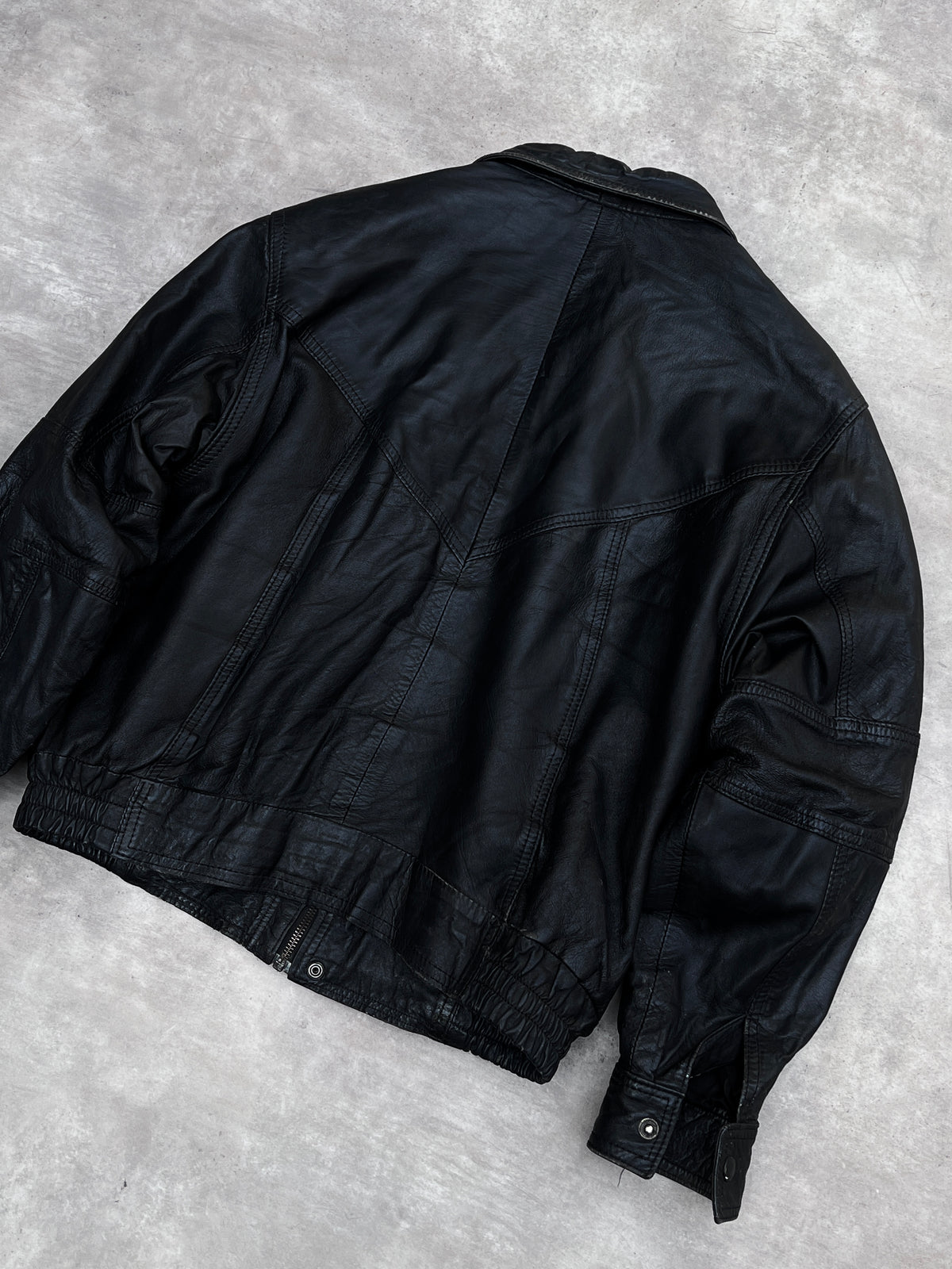 Black Leather Jacket (S)