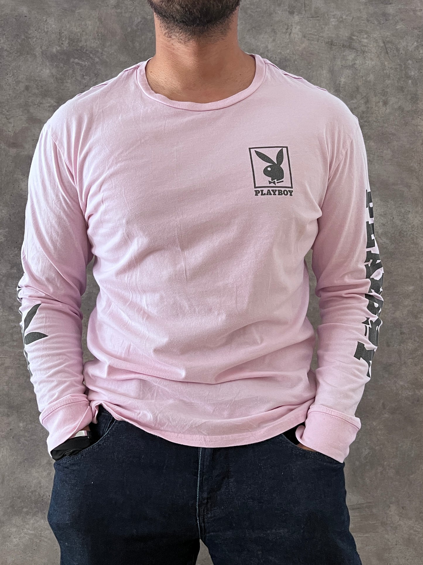 PLAYBOY PINK LONGSLEEVE (M)