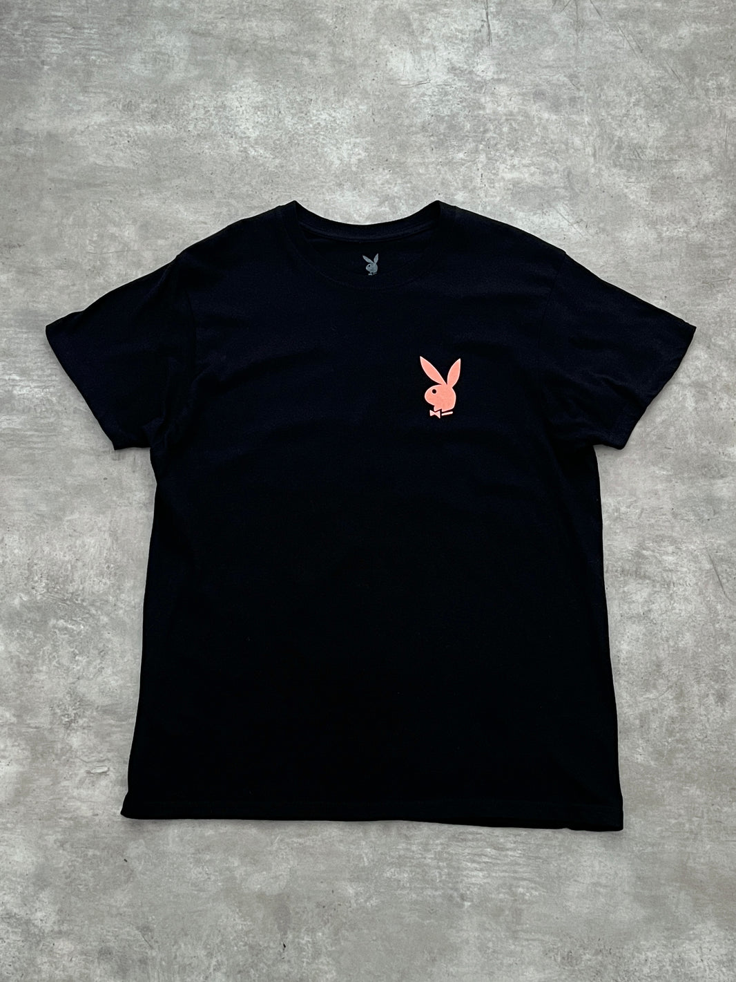 PLAYERA PLAYBOY BLACK SLIM FIT (L)