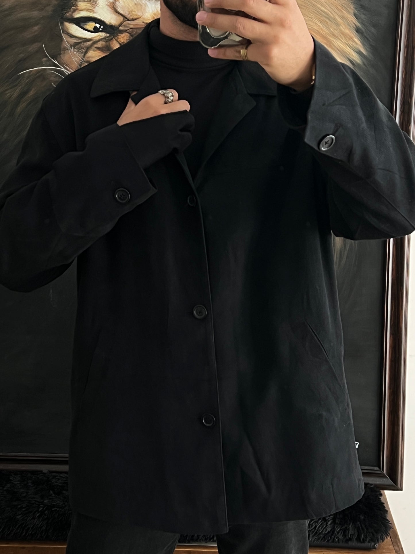 Gabardina black (L)