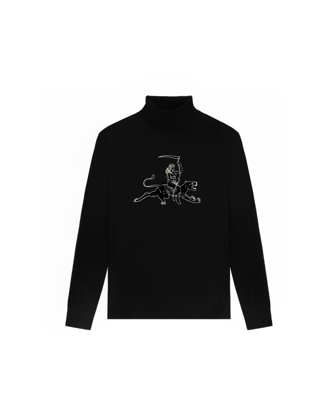 Turtle neck bordada