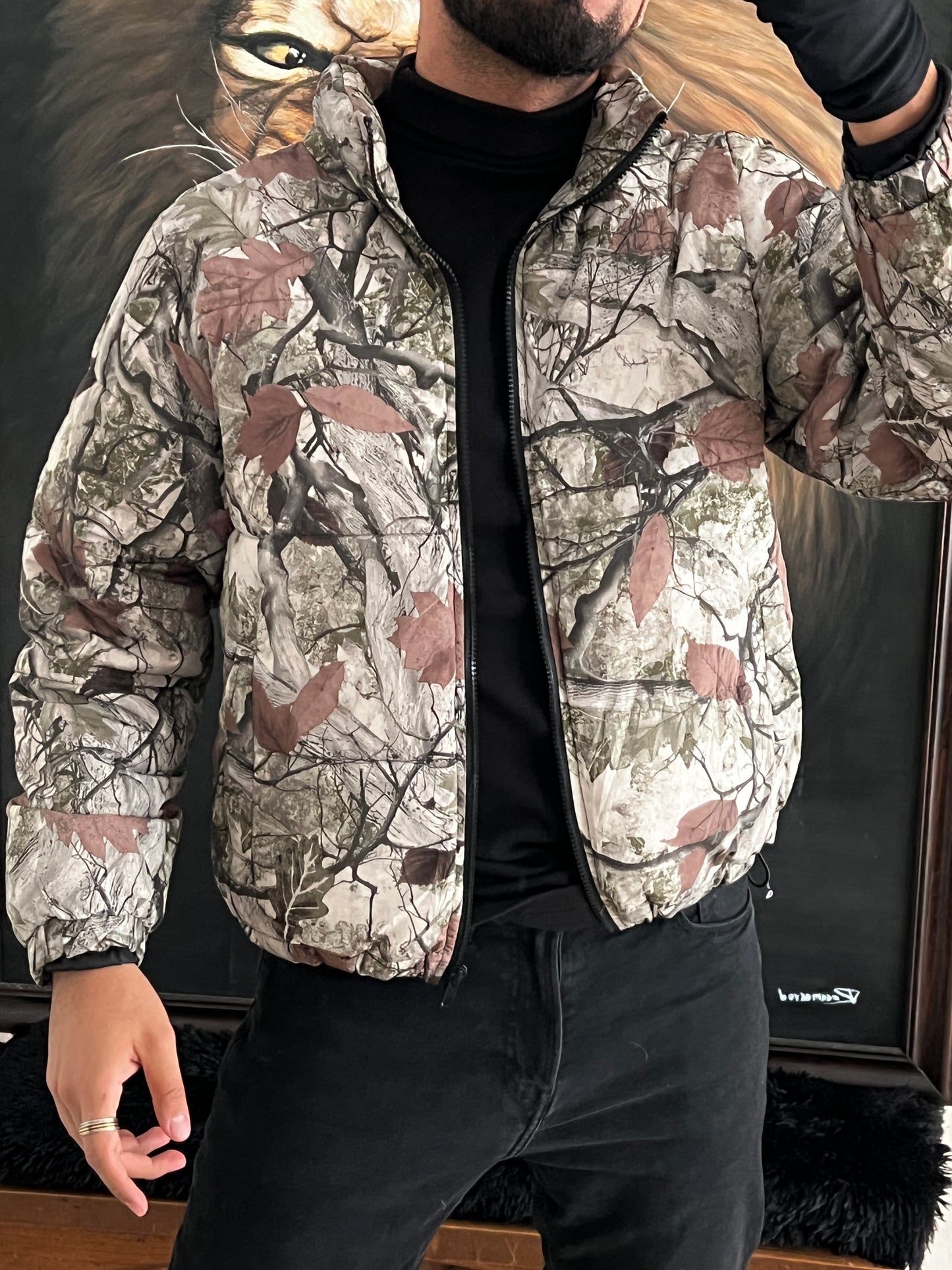 Jacket forever21 camo (M)