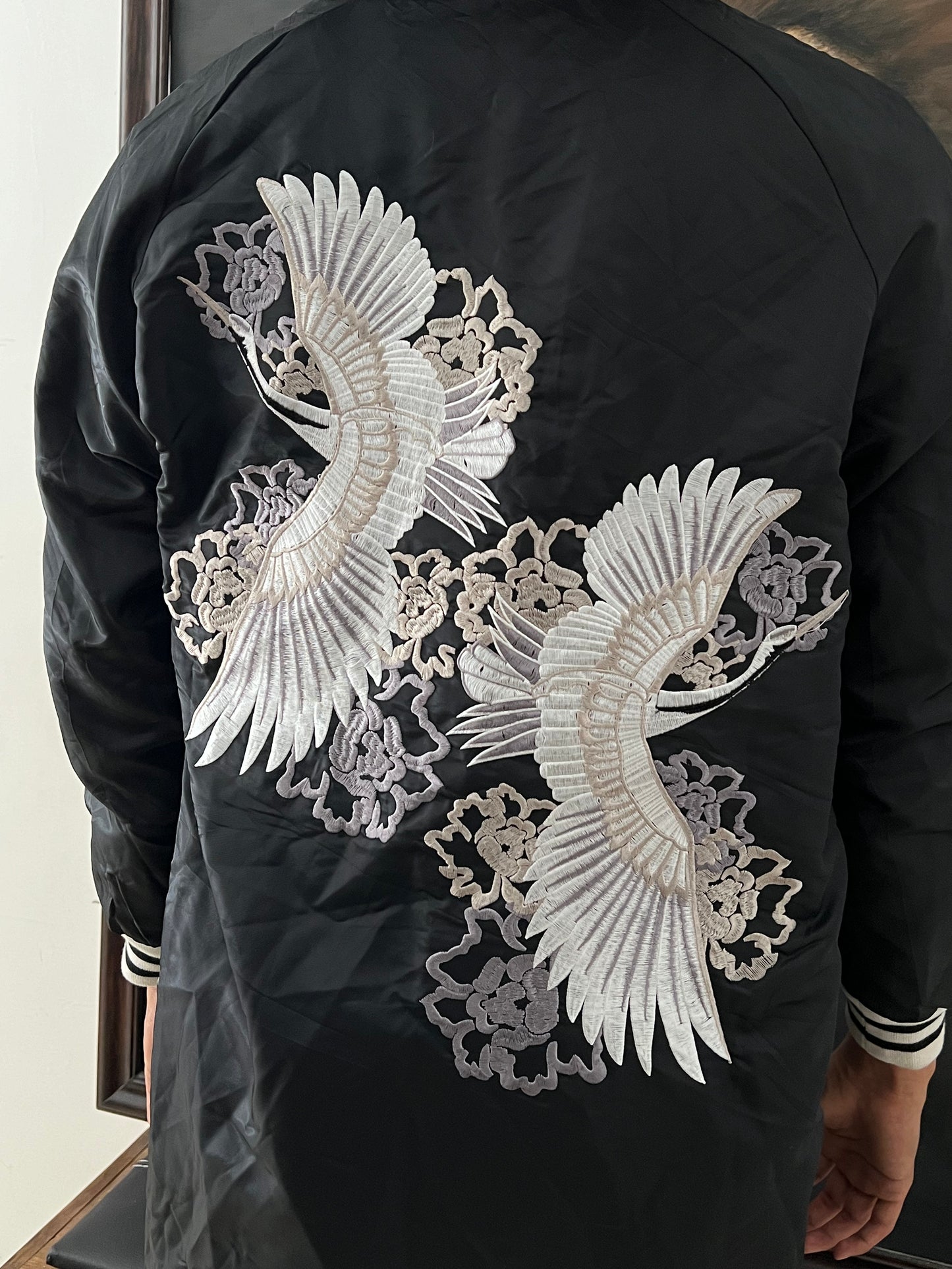 Chamarra tipo japonesa. (tipo Kimono)