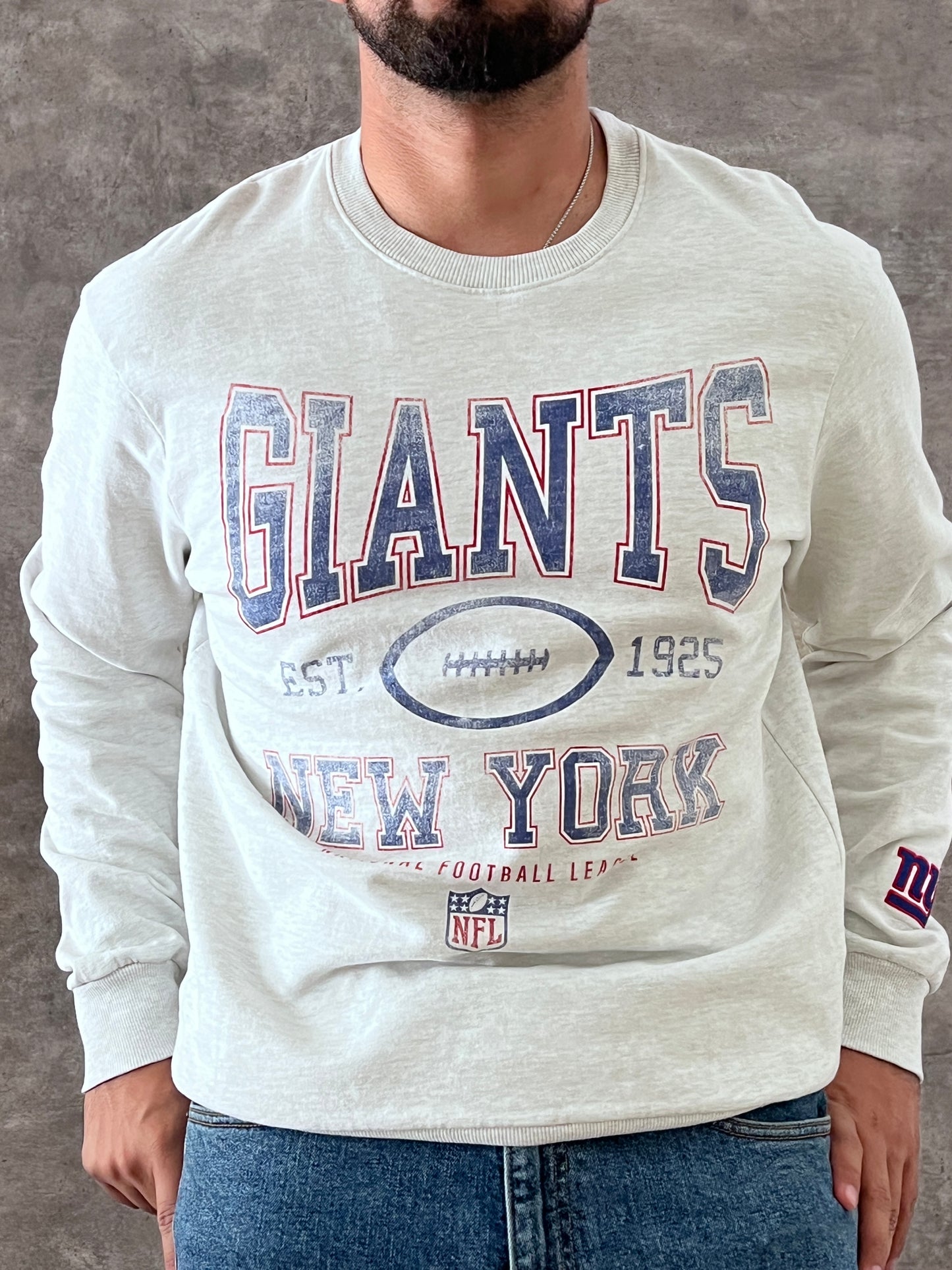 NEW YORK GIANTS CREWNECK (L)