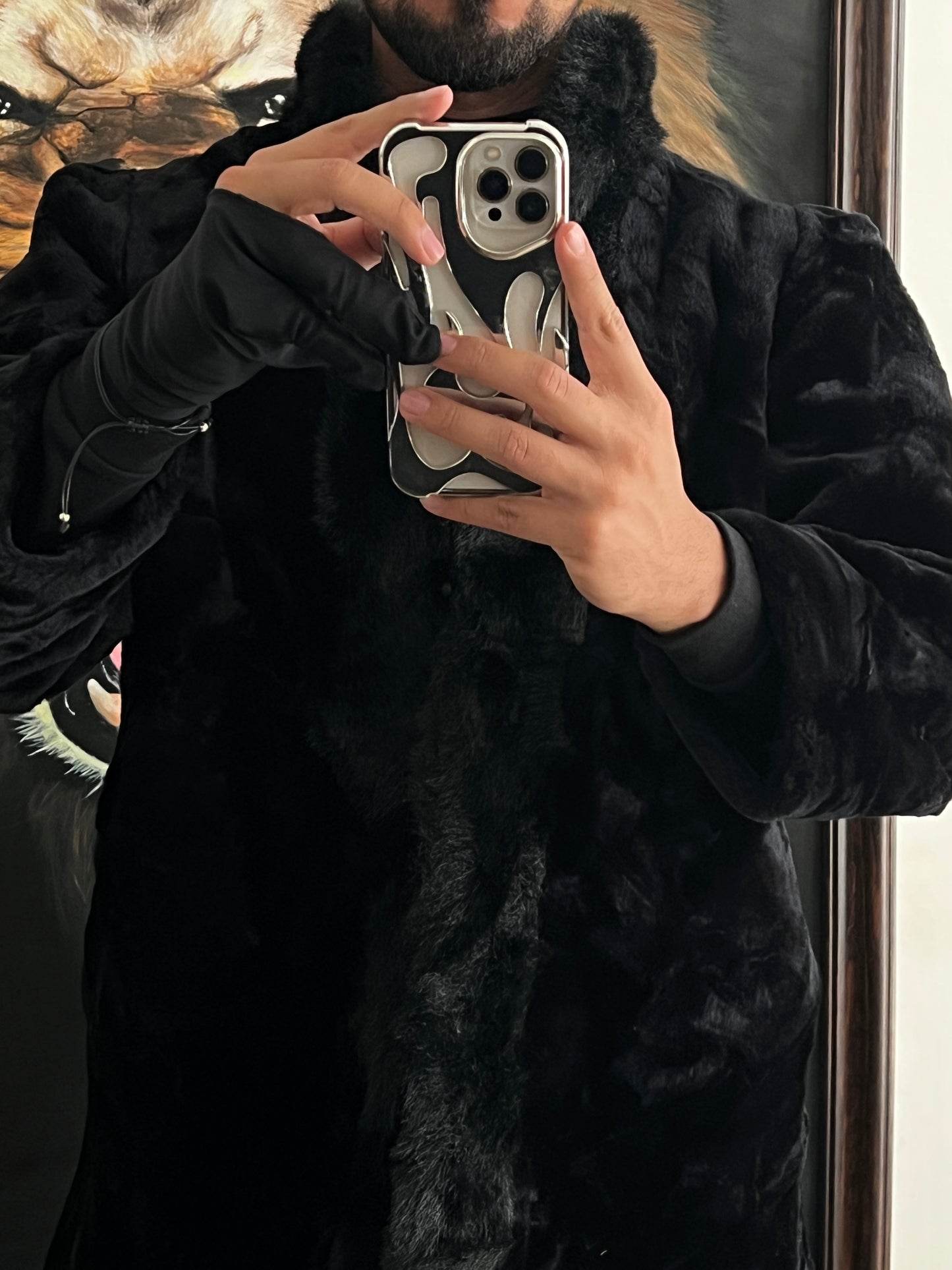 Abrigazo de lujo de Faux Fur (S)