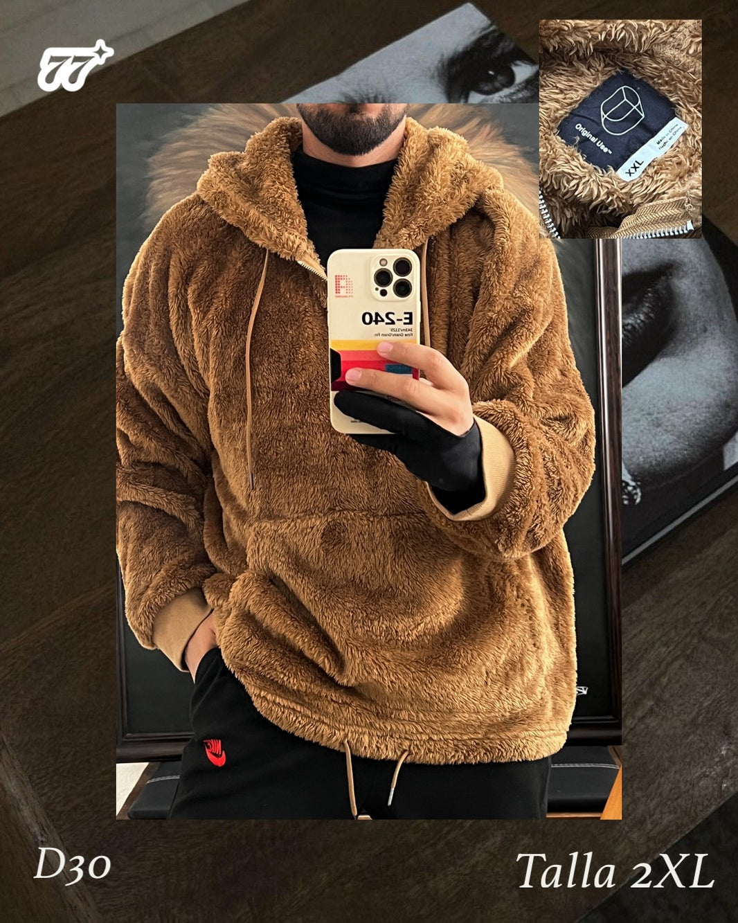 Abrigo ligero talla 2XL