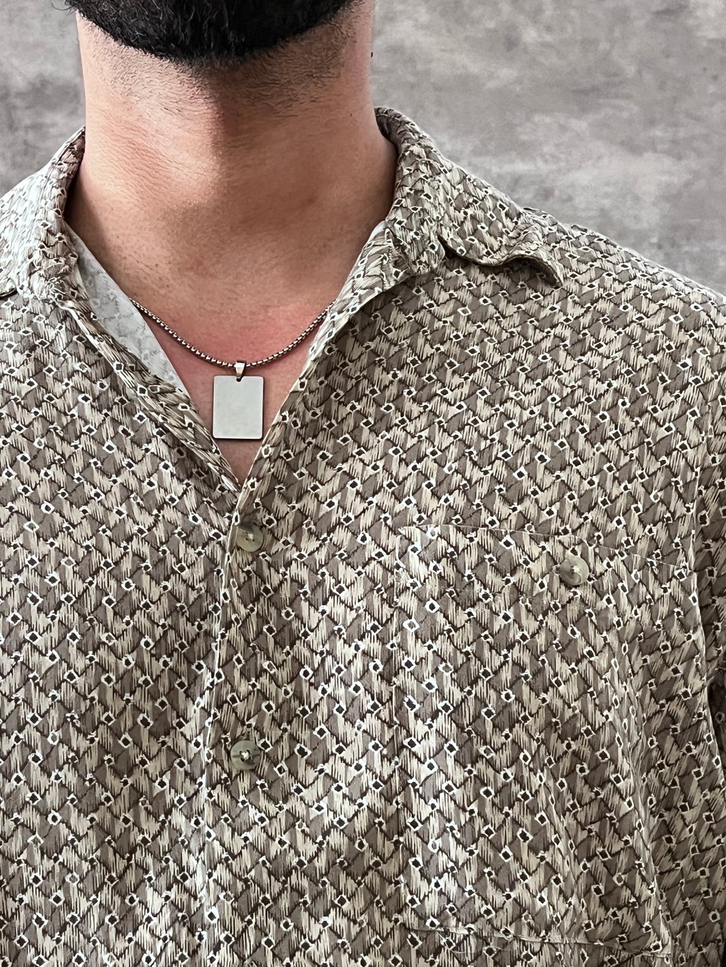 PIERRE CARDIN SLEEVE SHIRT (L)