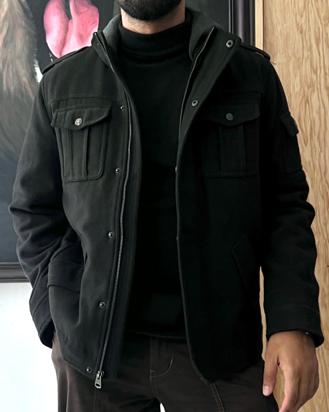 Levis Faux Wool Jacket (M)