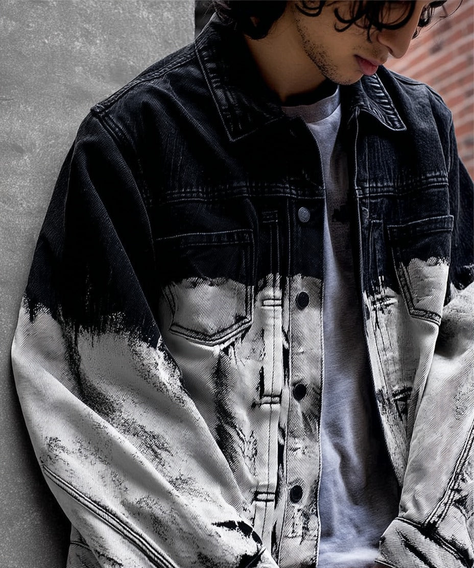 Bicolor denim jacket (XL)