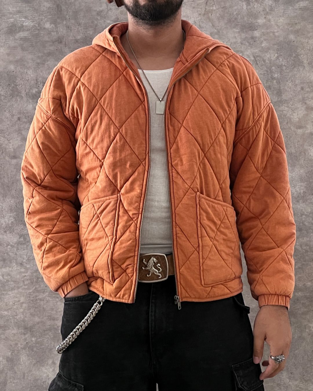 JACKET NARANJA (M)