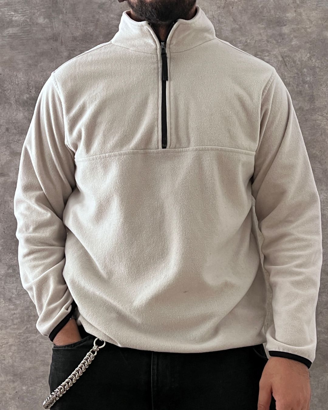 GREY SWEATER (M)