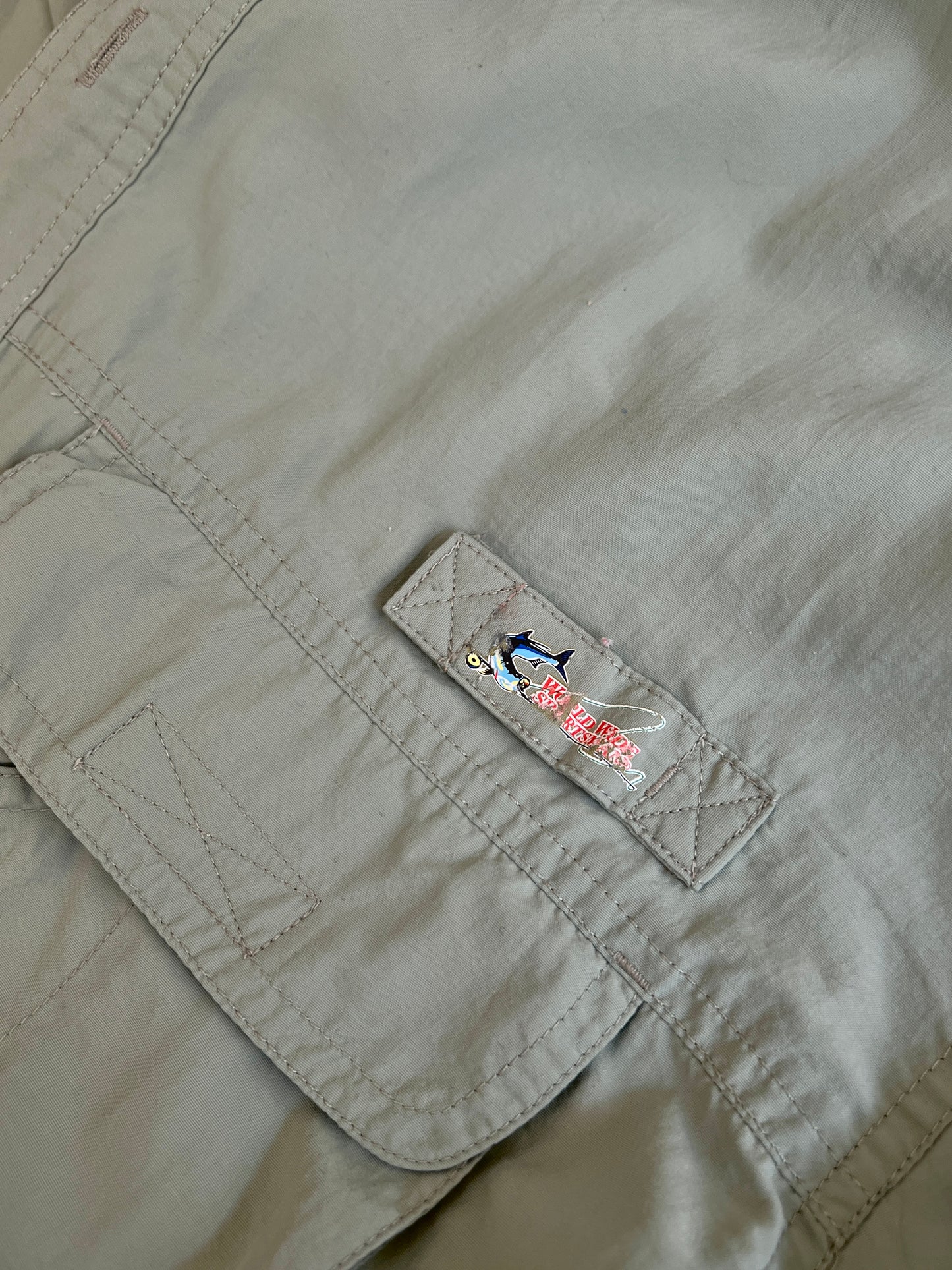 Fishing Vintage Green Shirt / Cropped Fit (L)