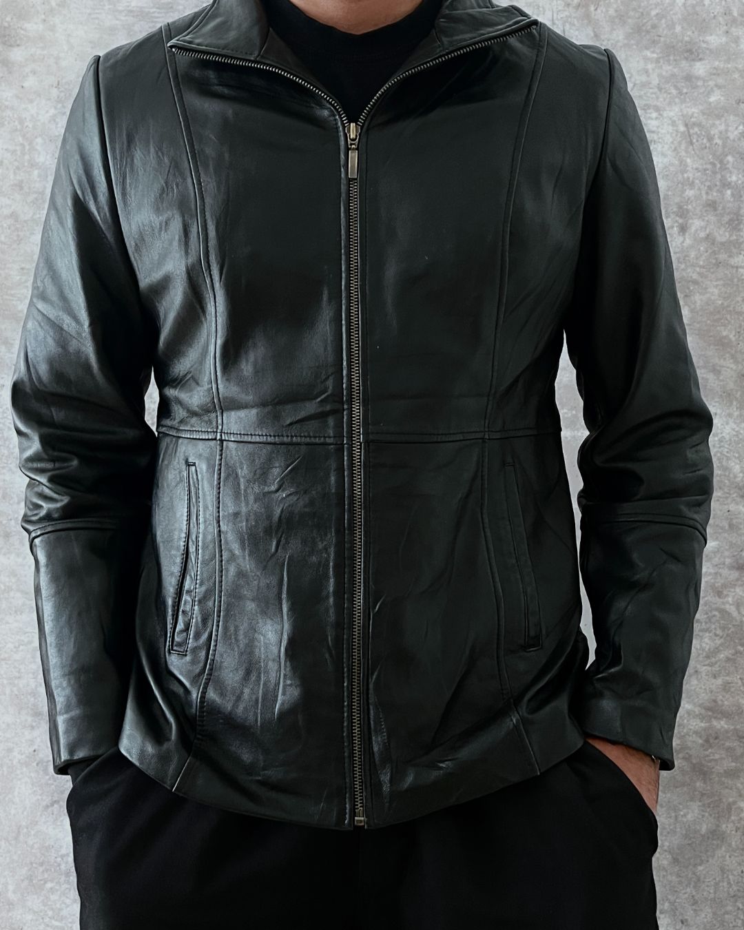 LEATHER JACKET (L/S)