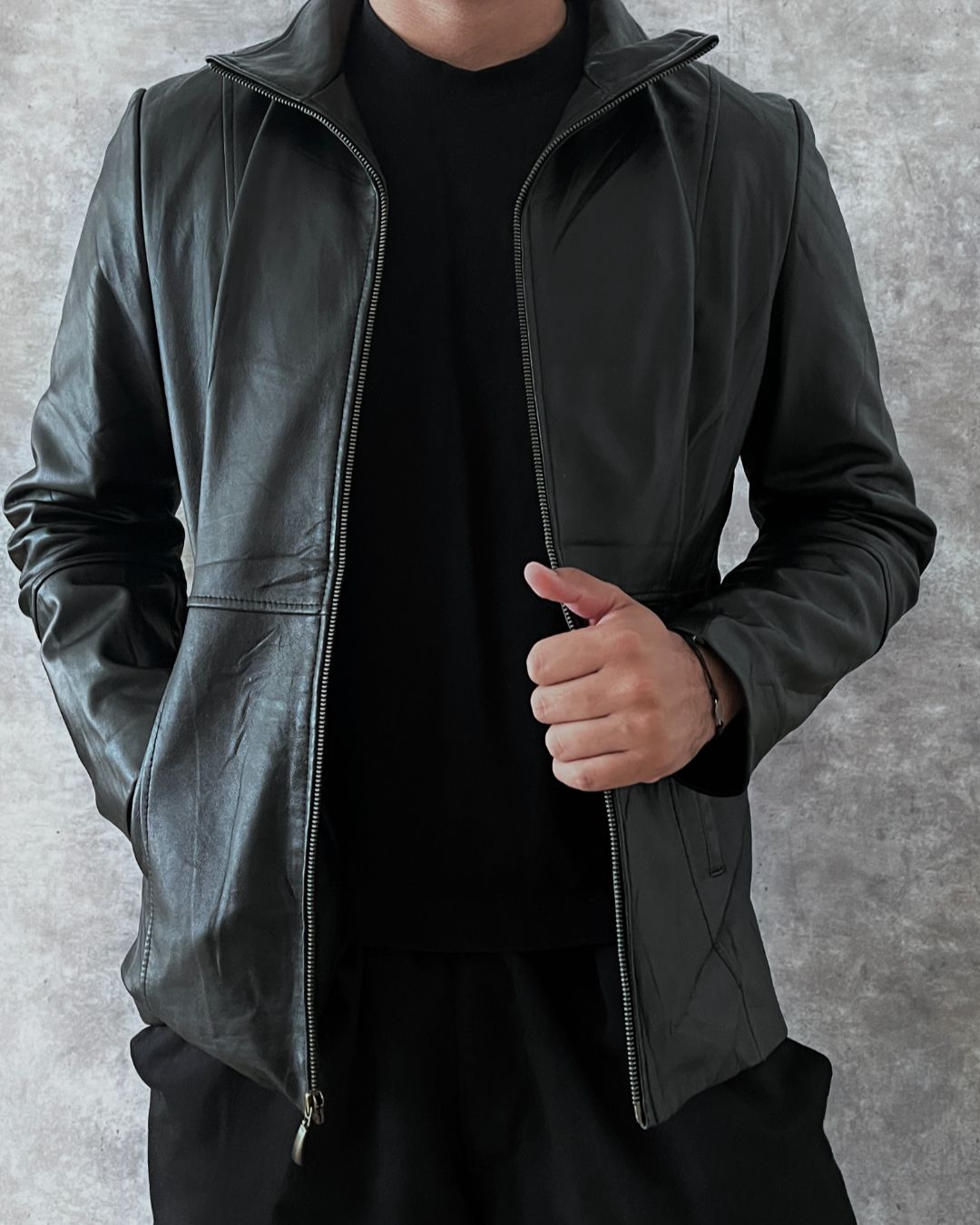 LEATHER JACKET (L/S)