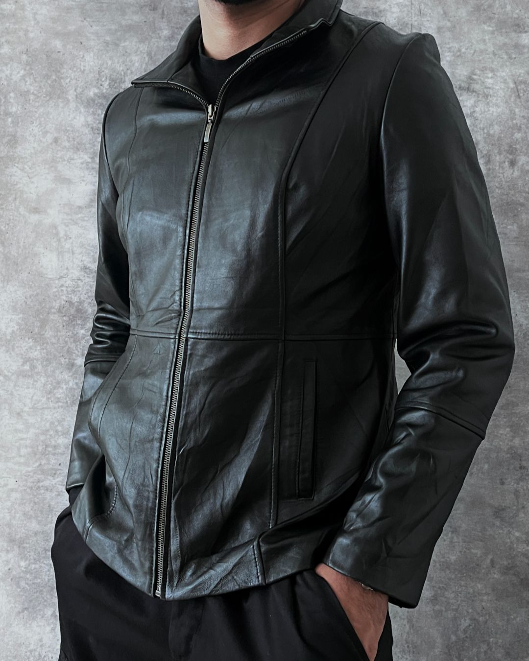 LEATHER JACKET (L/S)