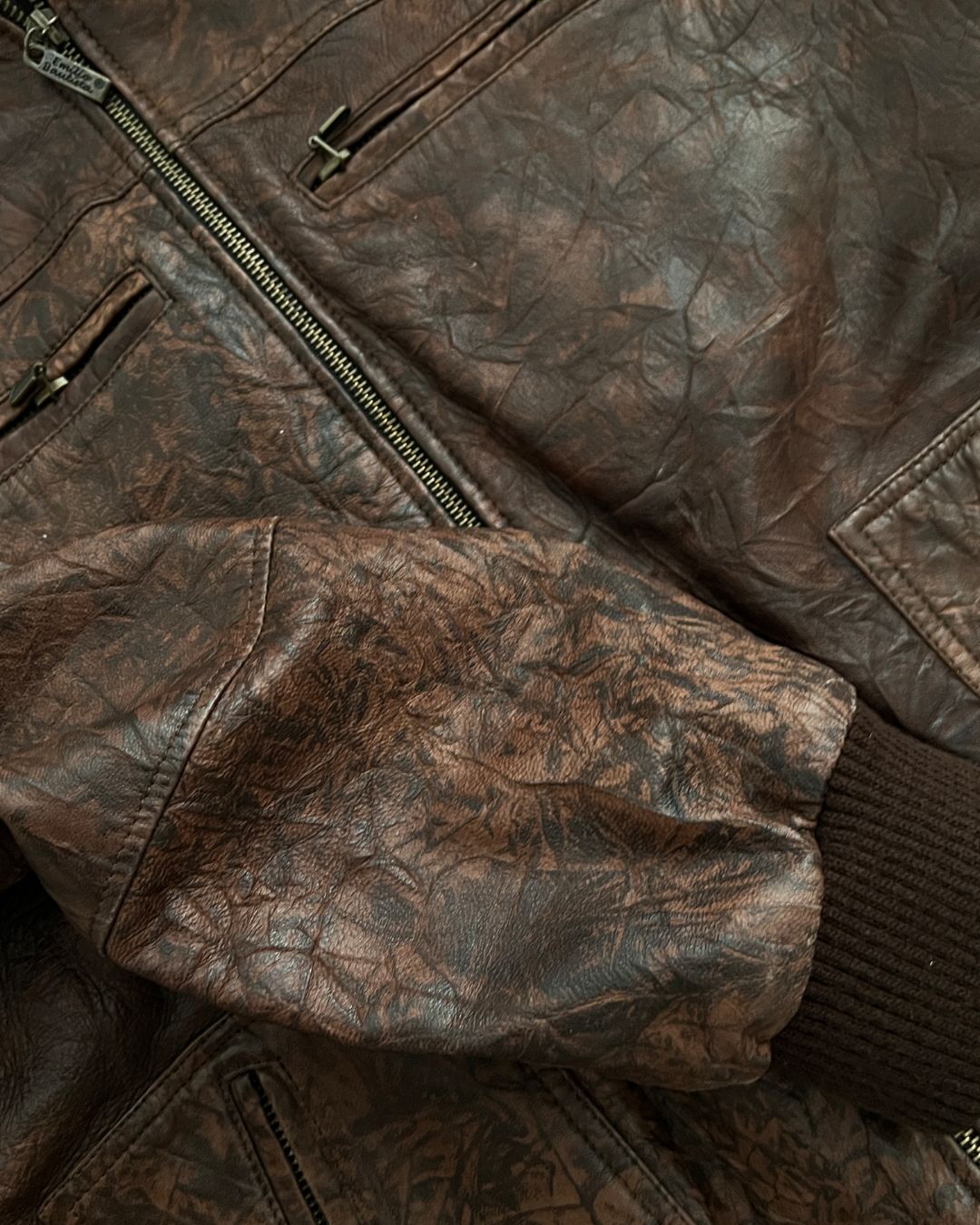 WESTERN LEATHER JACKET (M)