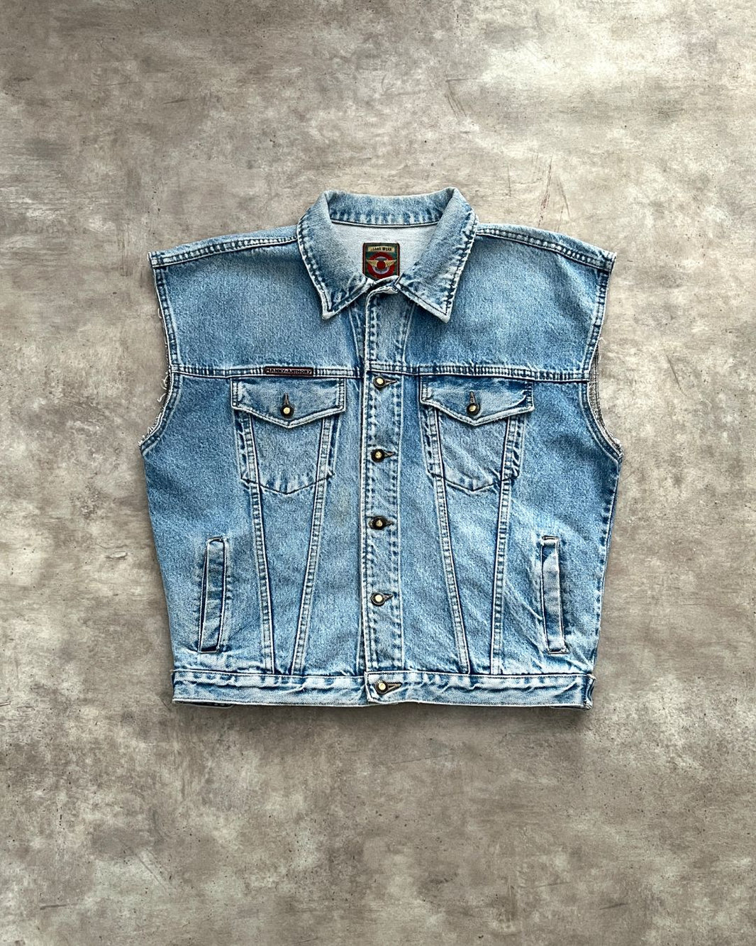 VINTAGE DENIM VEST (M)